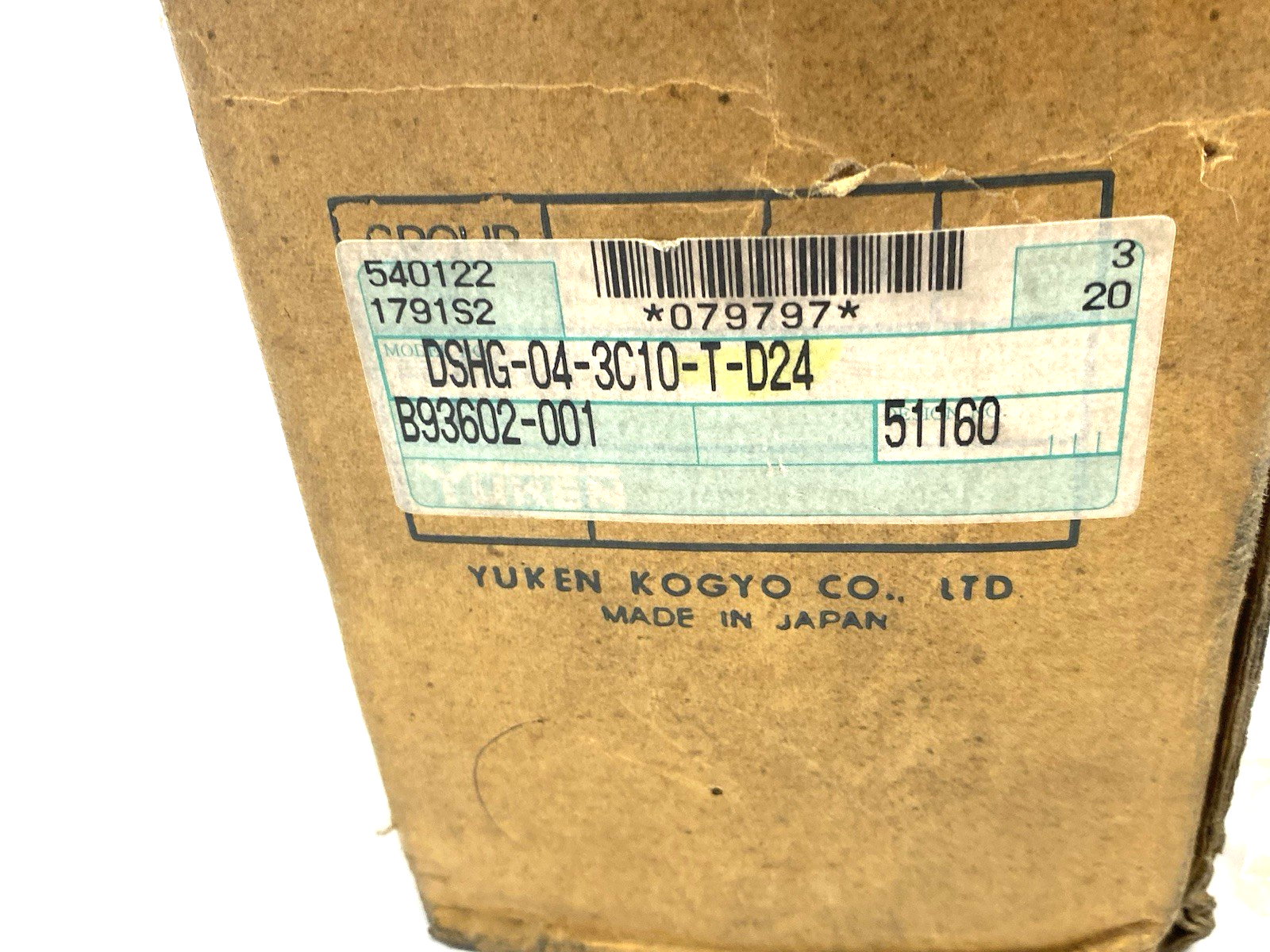 Yuken DSHG-04-3C10-T-D24-51160 Pilot Operated Directional Control Valve - Maverick Industrial Sales