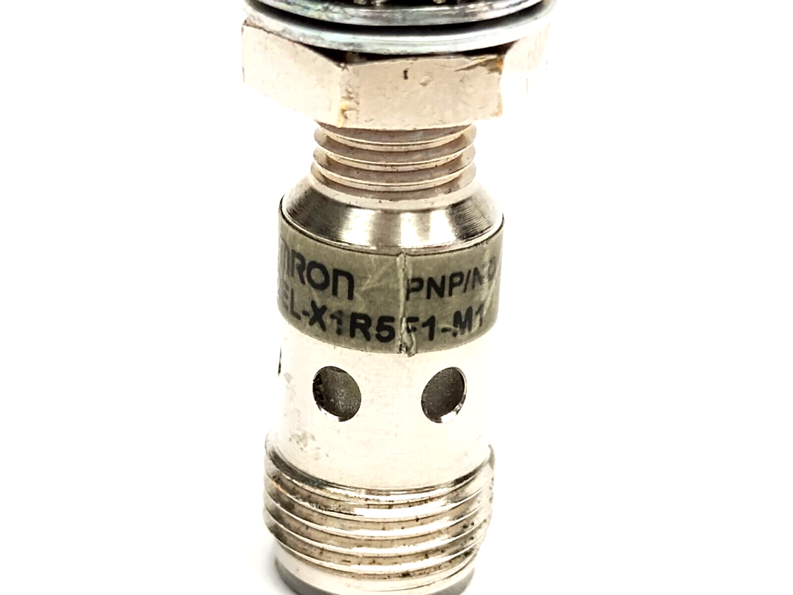 Omron E2EL-X1R5F1-M1 High Frequency Inductive Proximity Sensor M12 4-Pin M8 Body - Maverick Industrial Sales