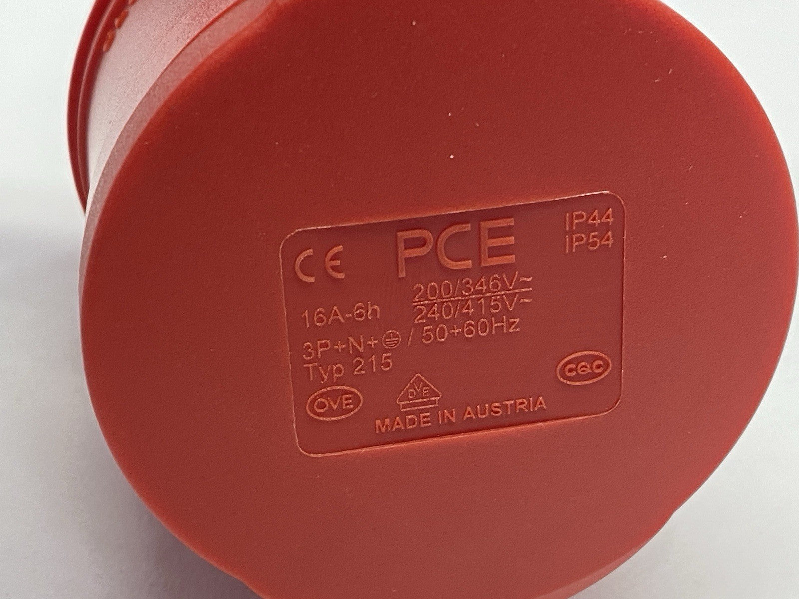 PCE 215-6 CEE Connector 16A 5p 6h 400V IP44 SHARK - Maverick Industrial Sales