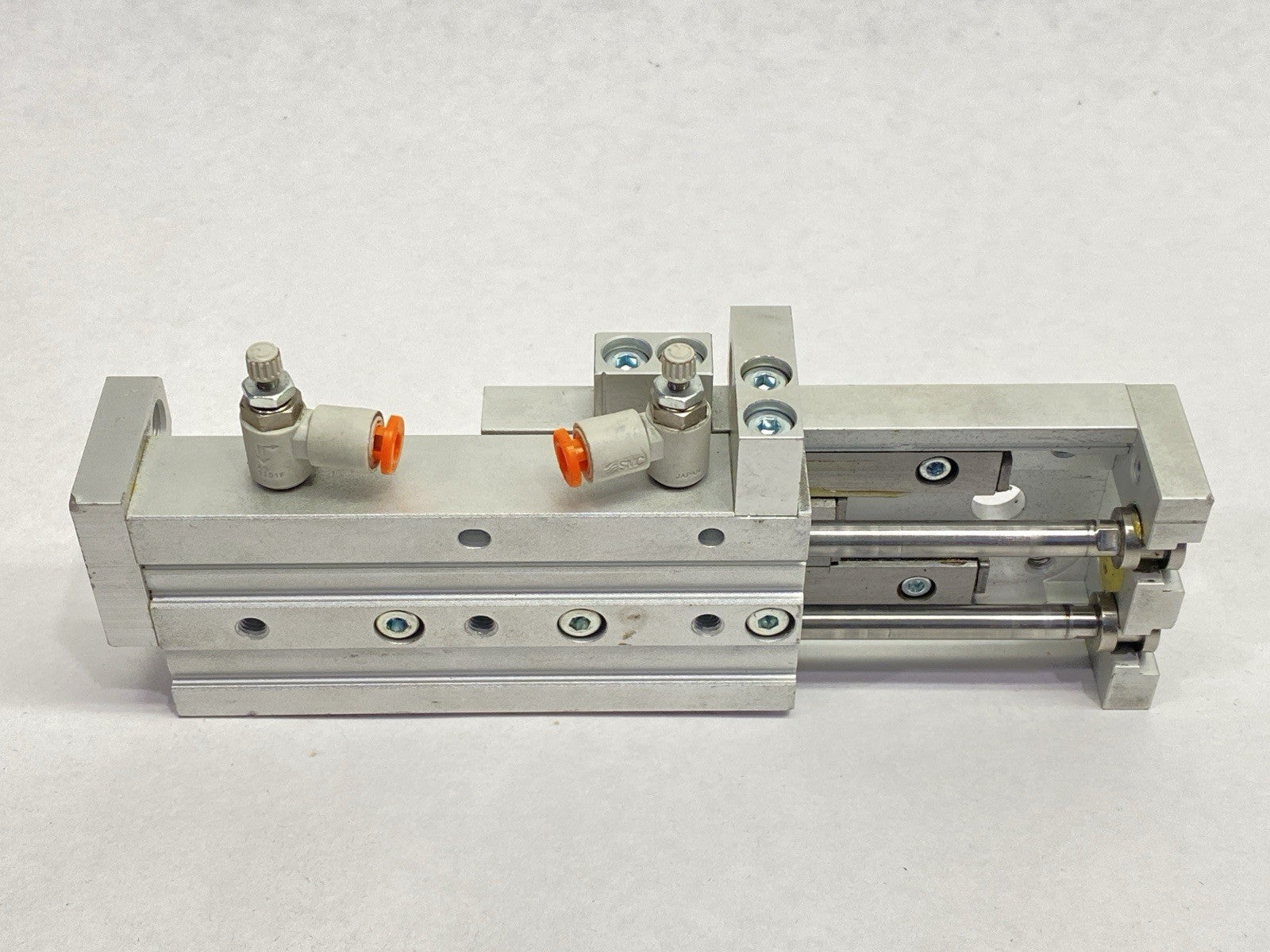 SMC MXS12-50A Pneumatic Guided Cylinder Slide Table 12mm Bore 50mm Stroke - Maverick Industrial Sales