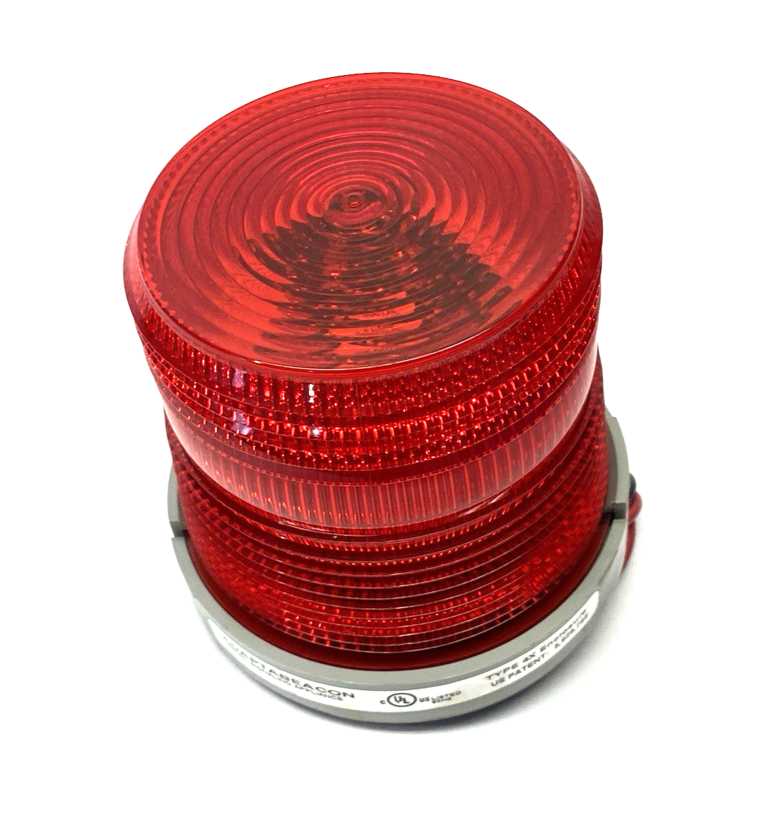 48SLEDR-G1 | Edwards Signaling AdaptaBeacon Steady-on Beacon, Red, 24VDC - Used - Maverick Industrial Sales