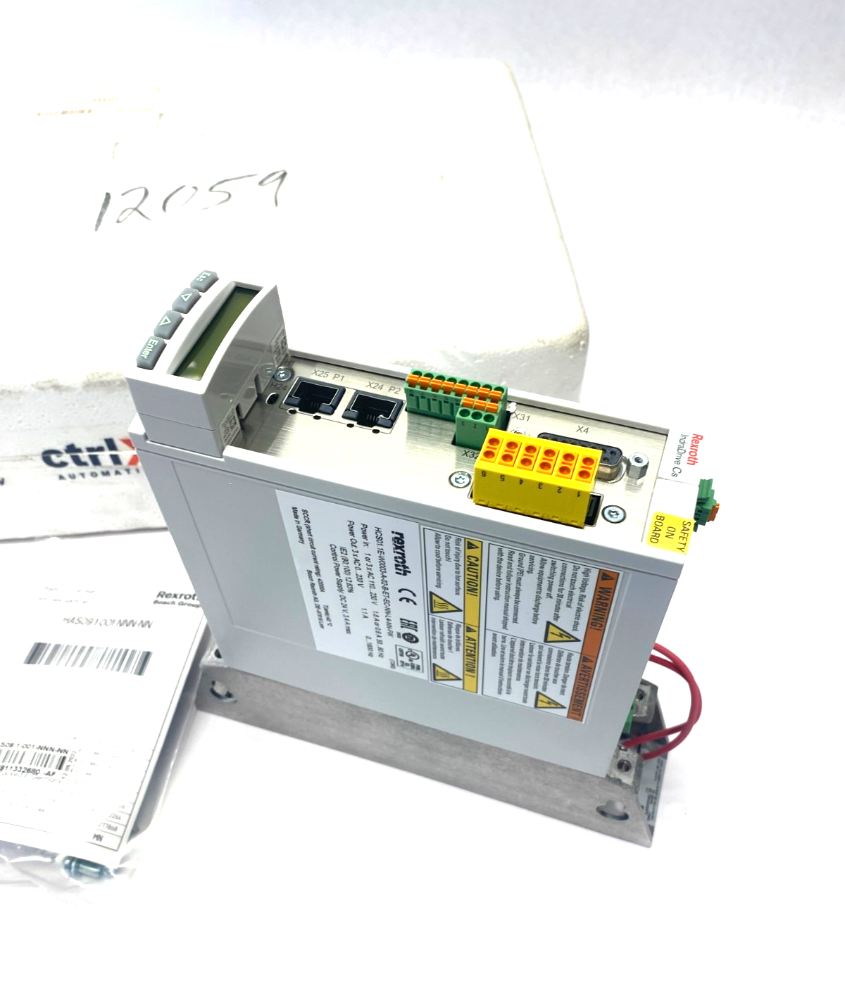 Bosch Rexroth R911331614 Comp. Converter HCS01.1E-W0003-A-02-B-ET-EC-NN-L4-NN-FW - Maverick Industrial Sales