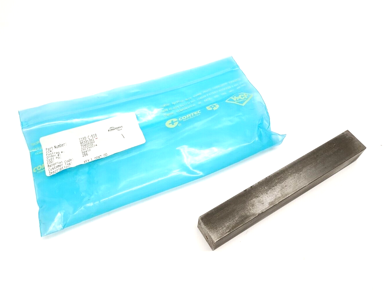 Flowserve 11A9-C-519 Key 1.00" x 7.00" 95331351 - Maverick Industrial Sales