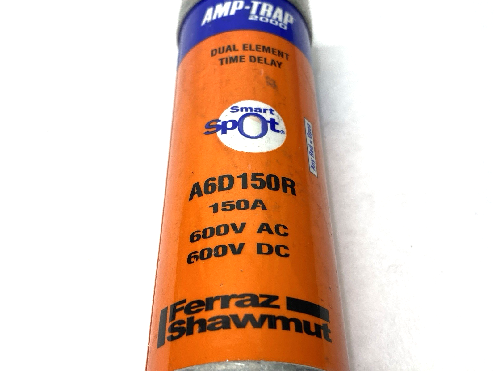 Ferraz Shawmut A6D150R Amp-Trap Dual Element Time Delay Fuse Class RK1 600V 150A - Maverick Industrial Sales