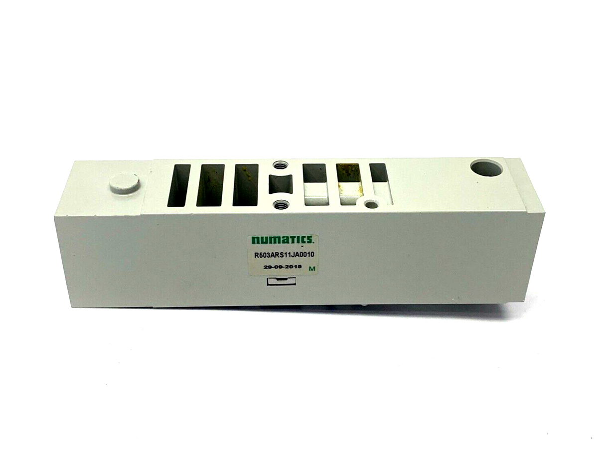 R503ARS11JA0010 | Numatics Sandwich Pressure Regulator Block NO REGULATOR - Used - Maverick Industrial Sales