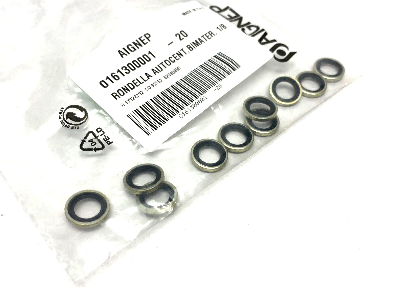 0161300001 | Aignep Self-Centering Washer PKG OF 10 - New Other - Maverick Industrial Sales