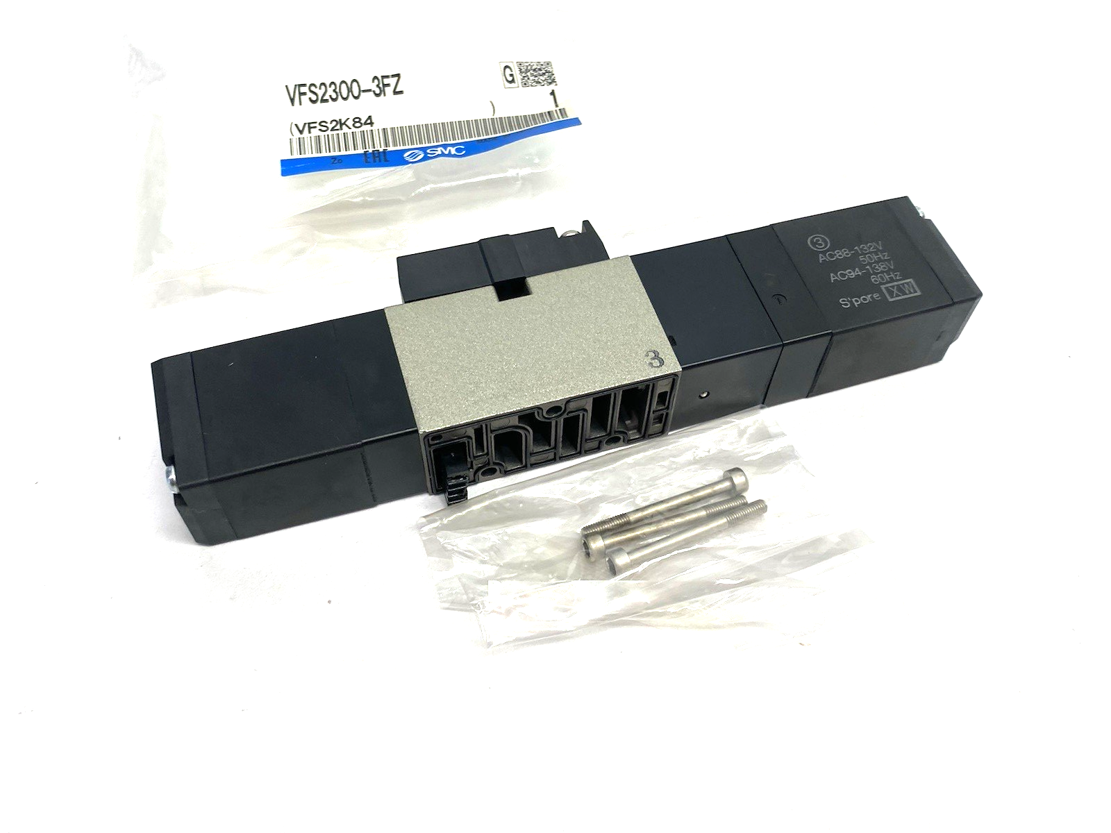 VFS2300-3FZ | SMC 4/5-Port Pilot Solenoid Valve 110VAC - New – Open box - Maverick Industrial Sales