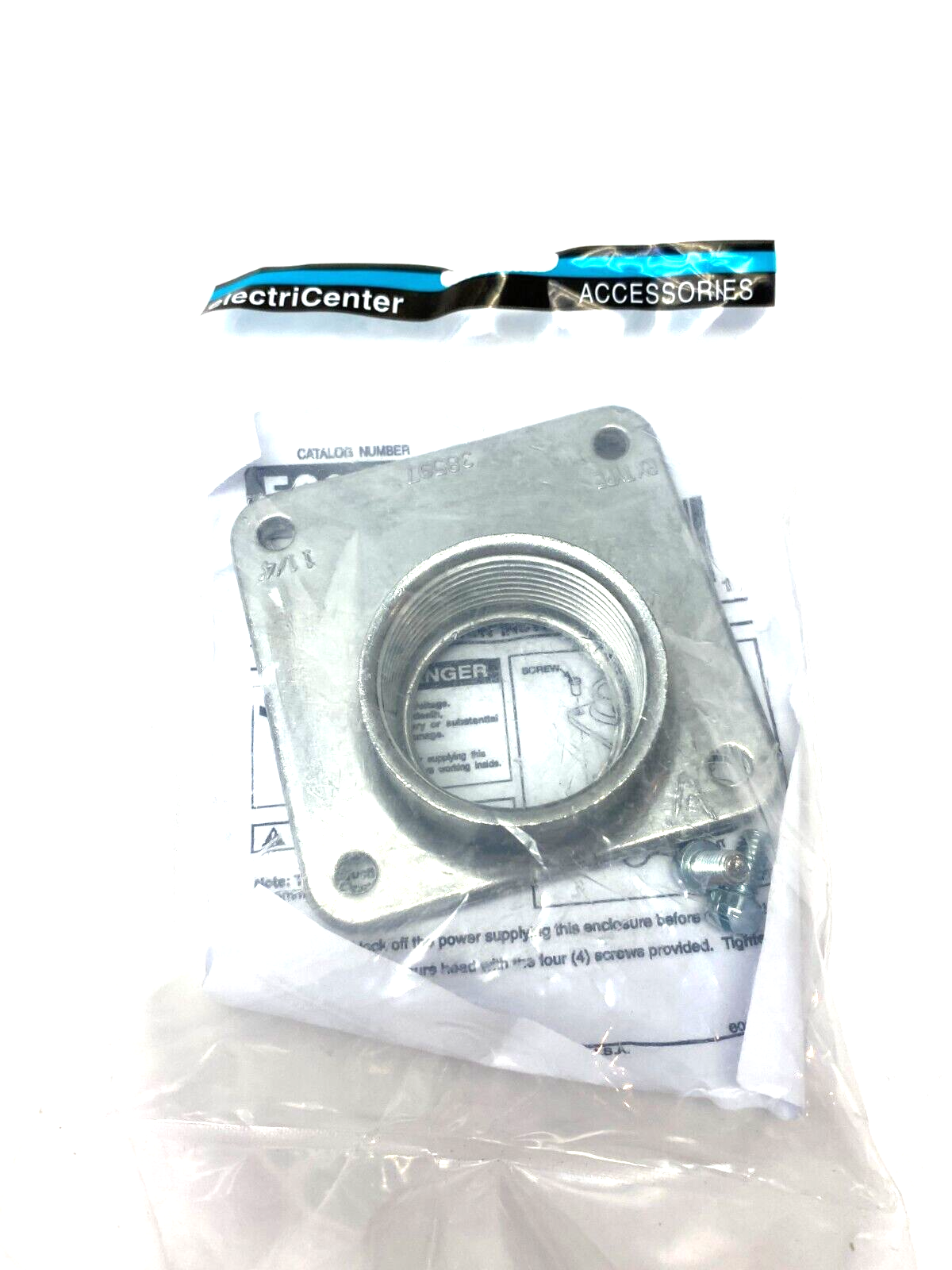 Siemens ElectriCenter EC38597 Conduit Hub Cover 1-1/4" Aluminum - Maverick Industrial Sales