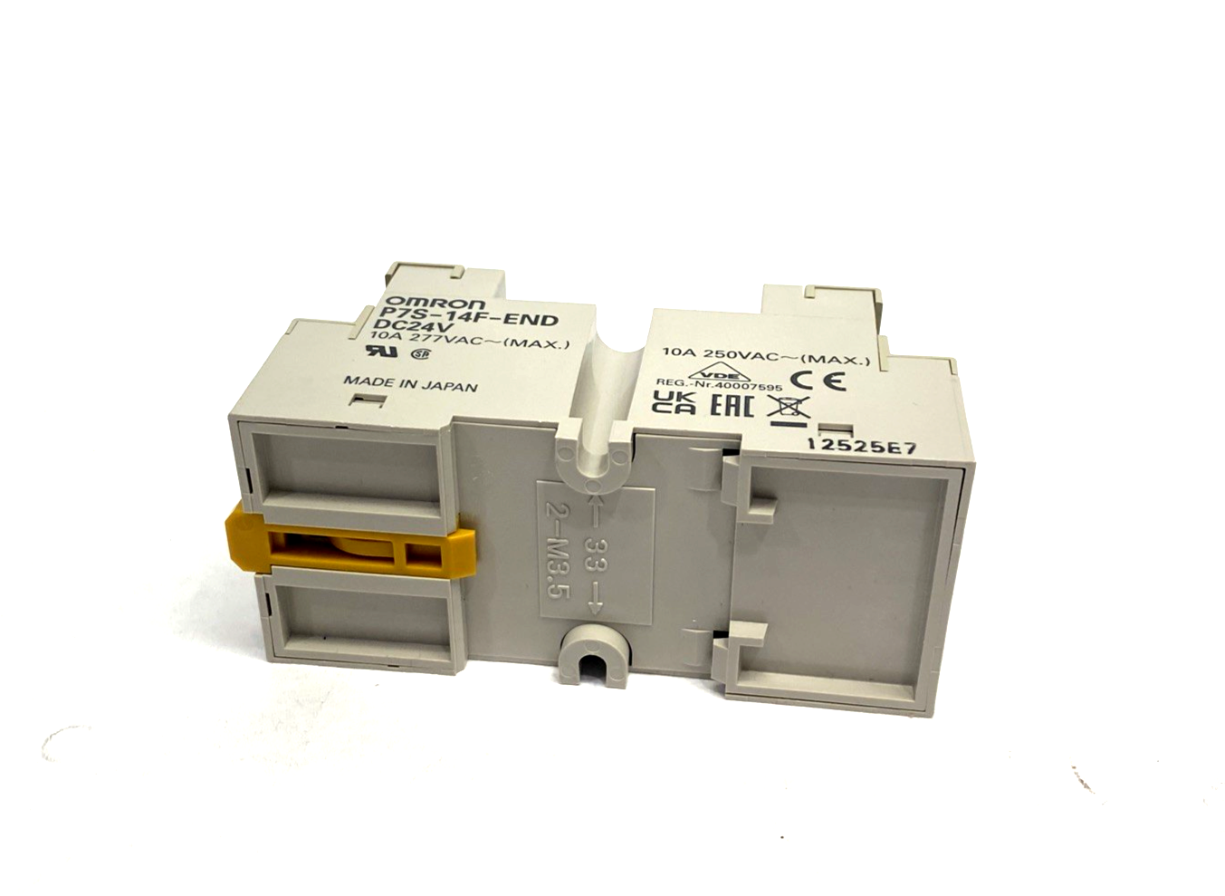 P7S-14F-END | Omron DIN Rail Relay Socket/Base, 14-Position - New – Open box - Maverick Industrial Sales