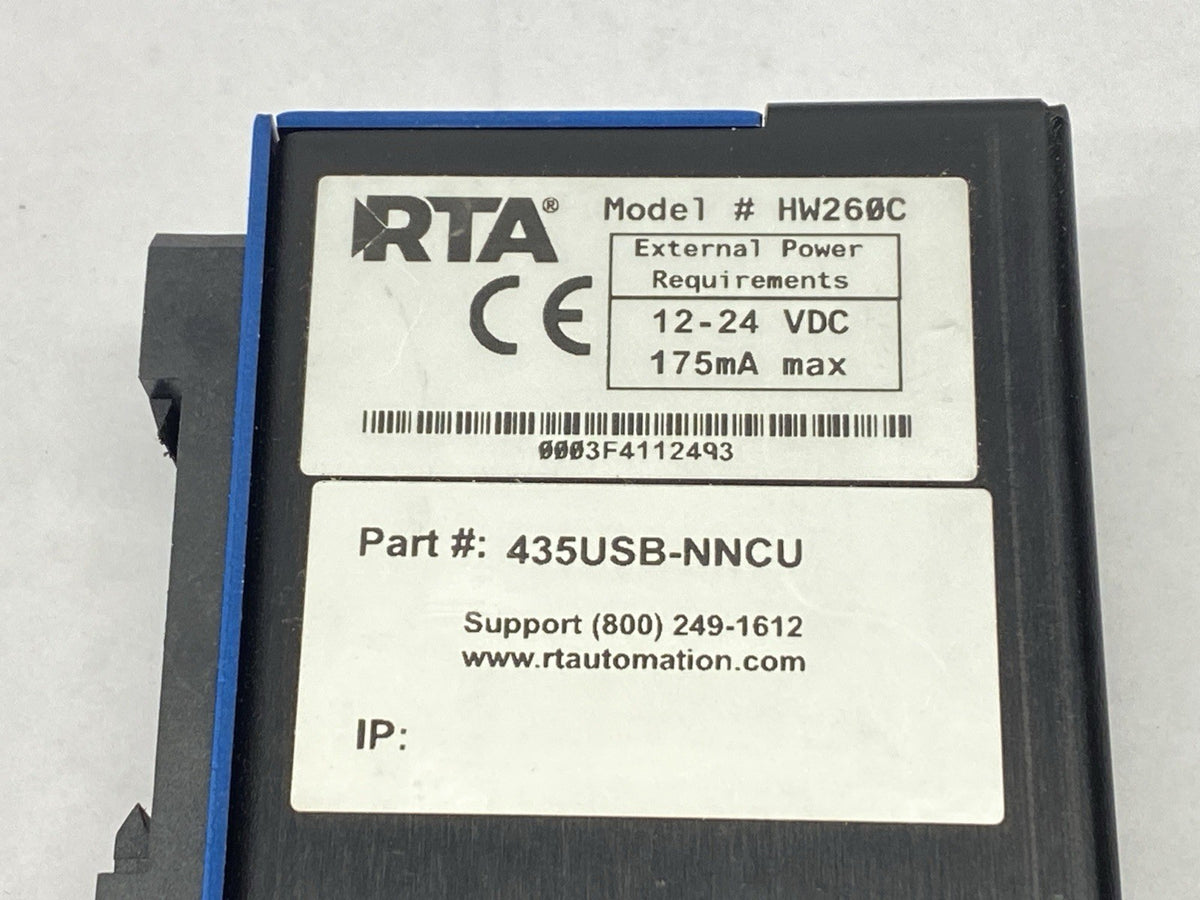 435USB-NNCU | RTA USB TO PLC Gateway 12-24VDC - Used