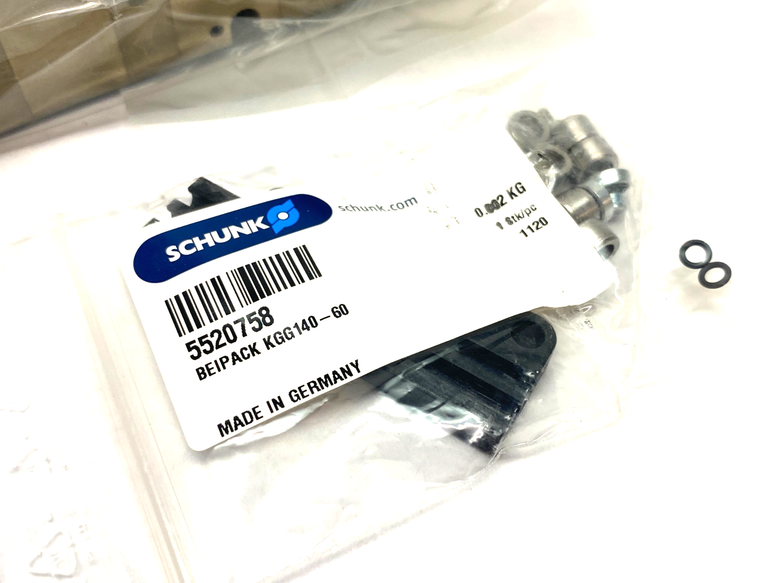 Schunk KGG 140-60 Small Component Gripper 30mm Stroke Per Jaw 0303070 - Maverick Industrial Sales