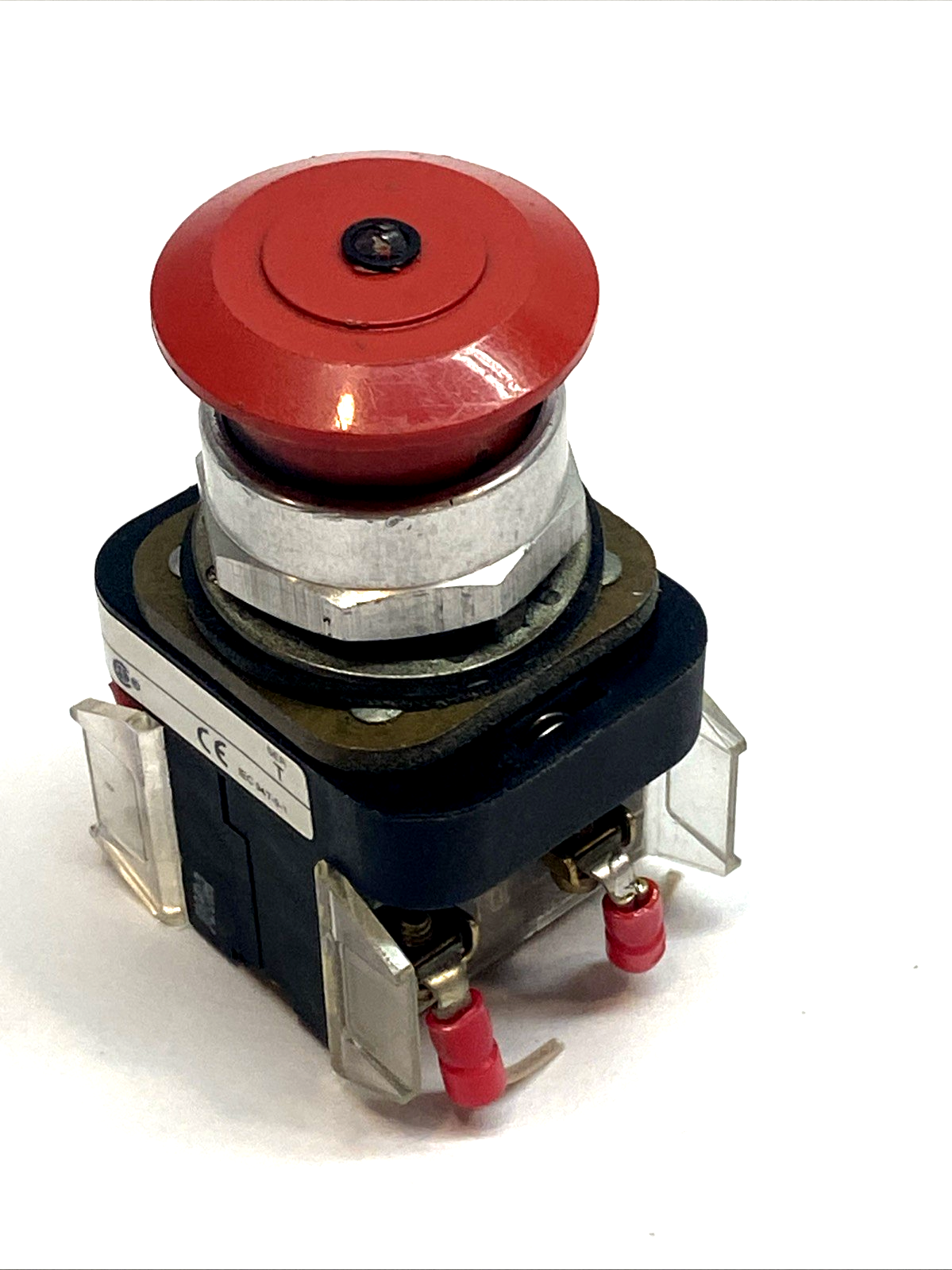 Allen-Bradley 800T-FX D4 30mm Maintained Push-Pull Mushroom Push Button - Maverick Industrial Sales