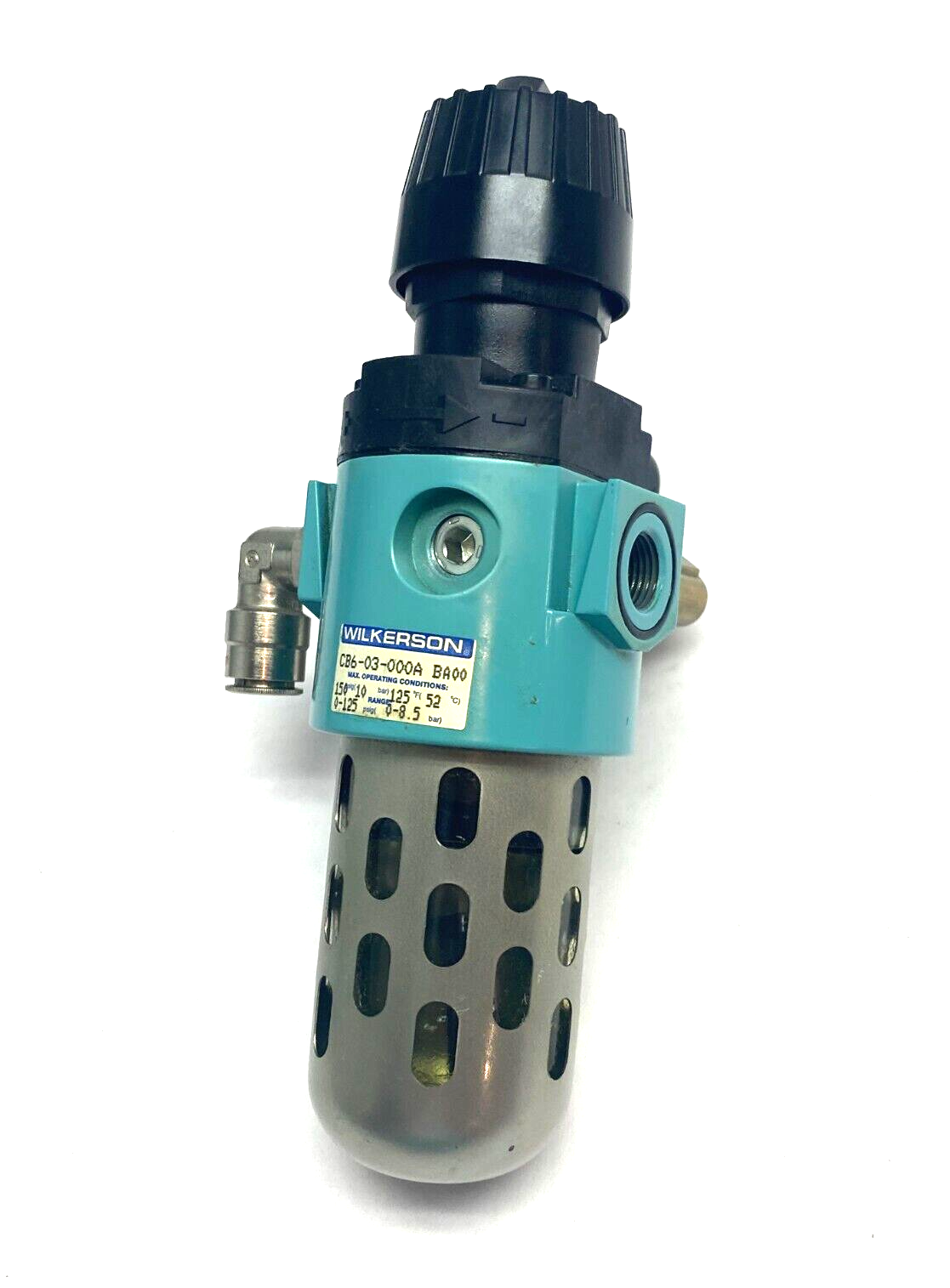 Wilkerson CB6-03-000A Filter Regulator Manual Drain 0-125psi - Maverick Industrial Sales