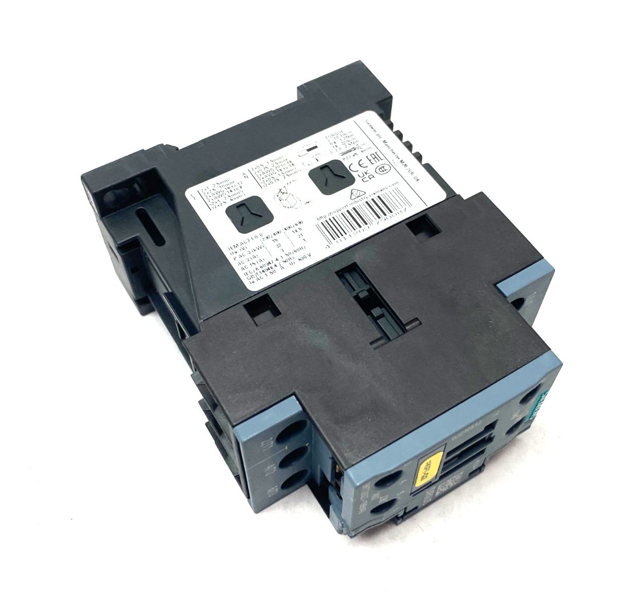 Siemens 3RT2027-1BB40 SIRIUS Power Contactor AC-3e/AC-3, 3-Pole 32A - Maverick Industrial Sales