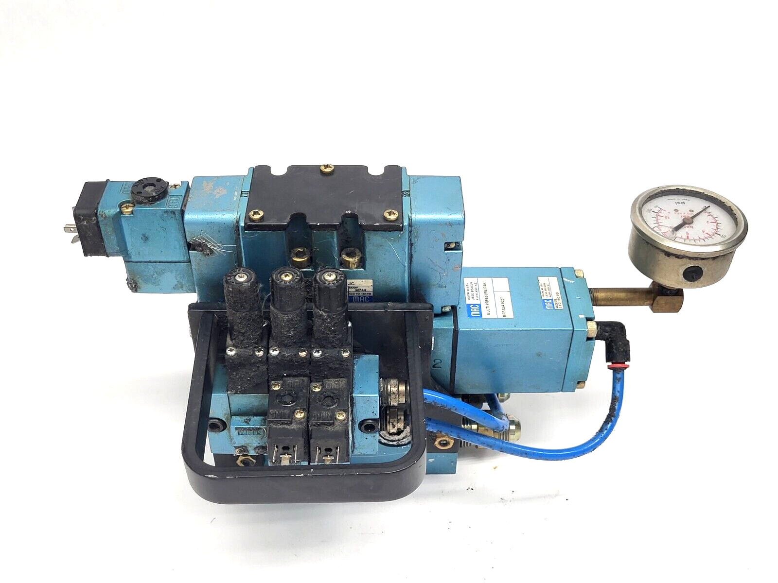 MAC Valves MM-A2B-231 Manifold w/ MV-A2B-A141-PM-6111JC9 Solenoid Valve - Maverick Industrial Sales