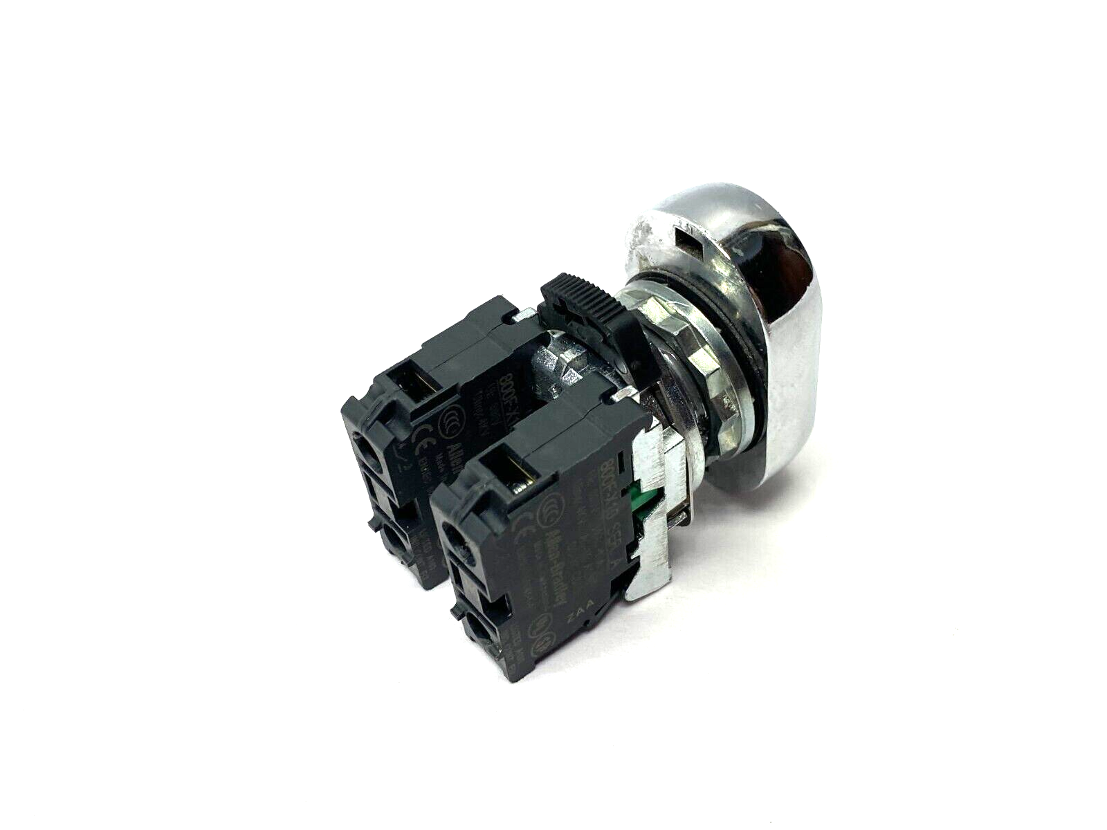 Allen Bradley 800FM-U2F1F1 Multi Operator 2-Position Push Button White, Up/Down - Maverick Industrial Sales