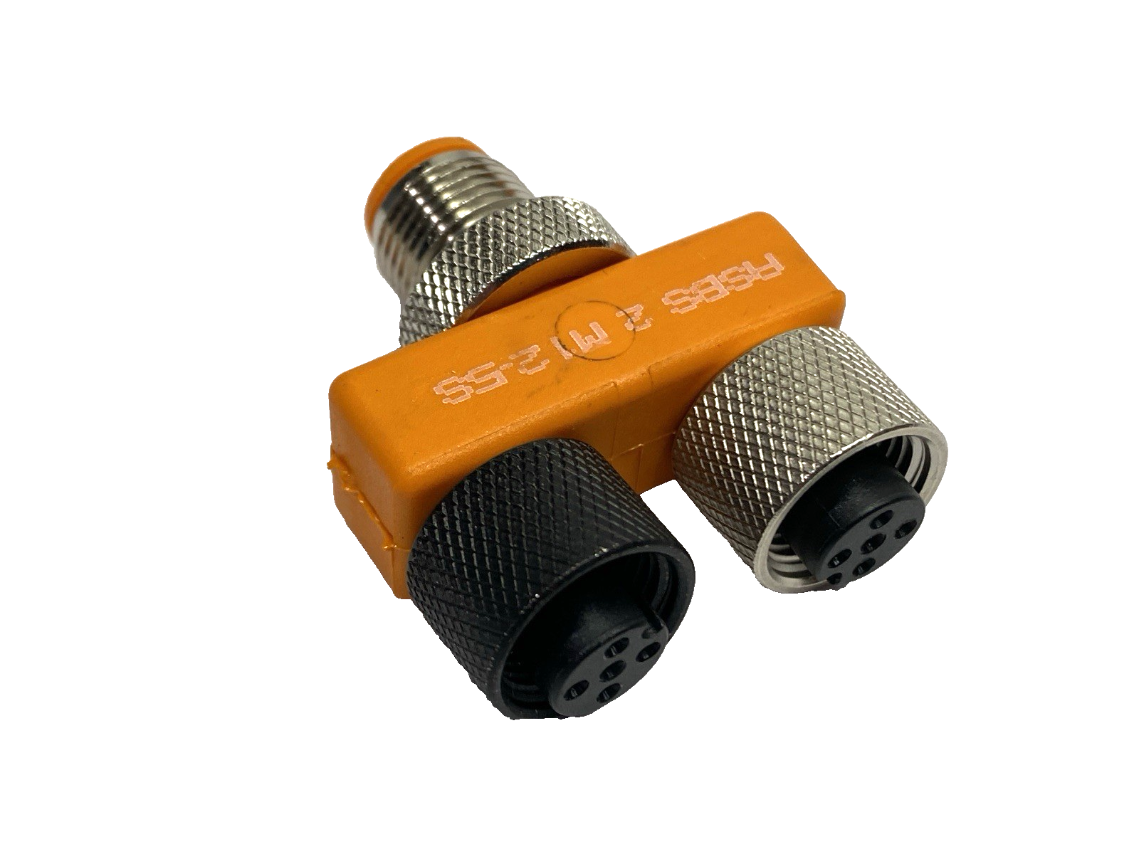 ASBS 2 M12-5S, 600001549 | Lumberg Automation ASBS 2 M12-5S T-Connector Splitter 5-Pin 2x F to M 600001549 - New – Open box - Maverick Industrial Sales