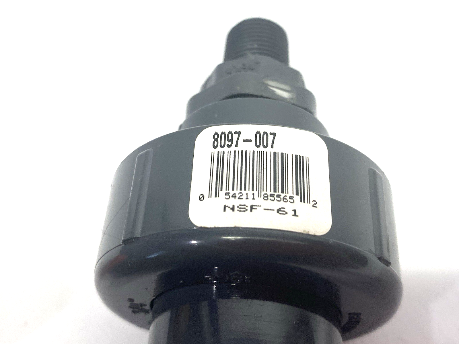 161546244 | Georg Fischer Typ 546 Pro Ball Valve PVC-U, 1" Socket Ends, to Rt Angle Adapter - New – Open box - Maverick Industrial Sales