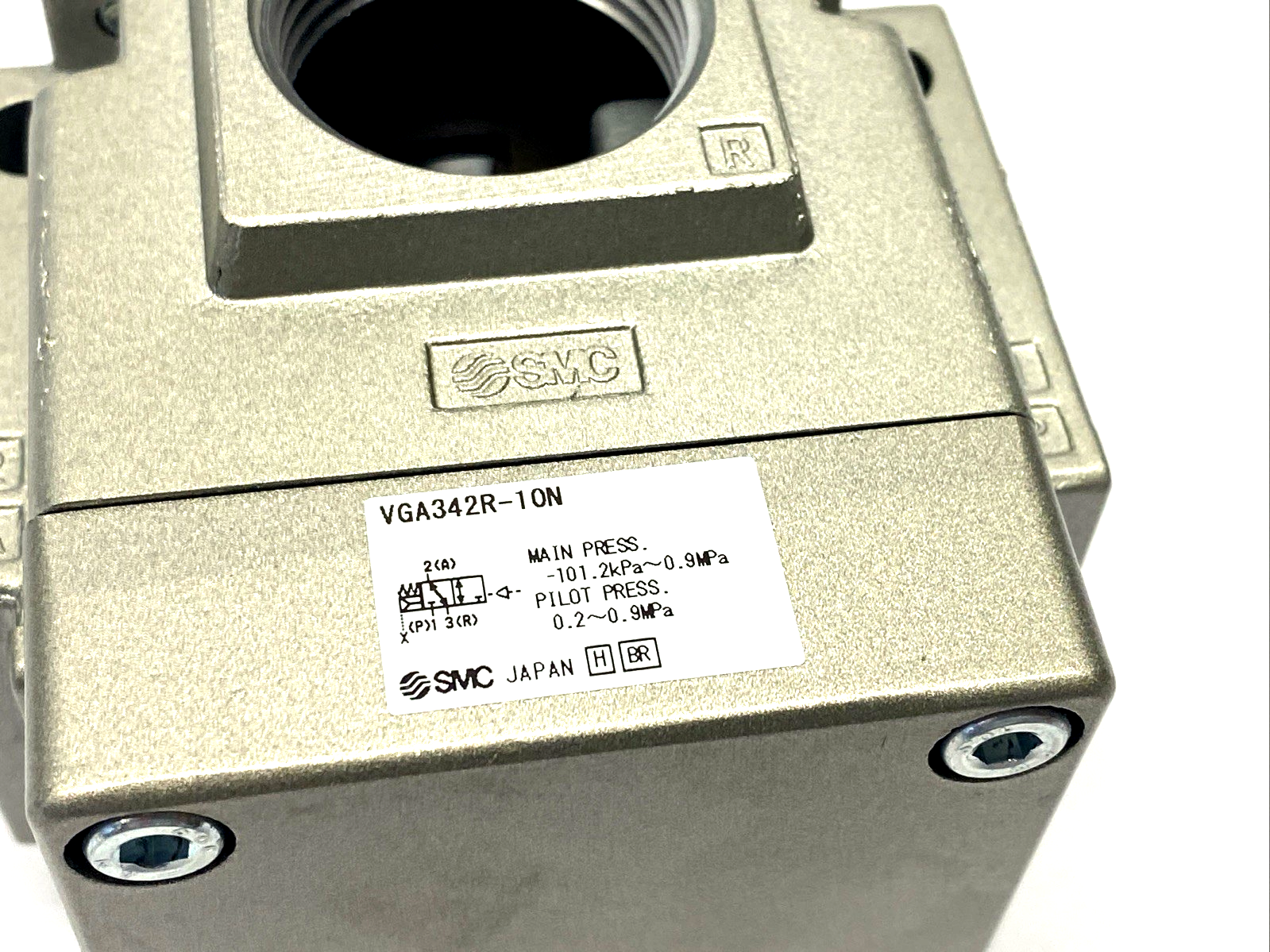SMC VGA342R-10N 3-Port Air Operated External Pilot Valve 1" NPT - Maverick Industrial Sales