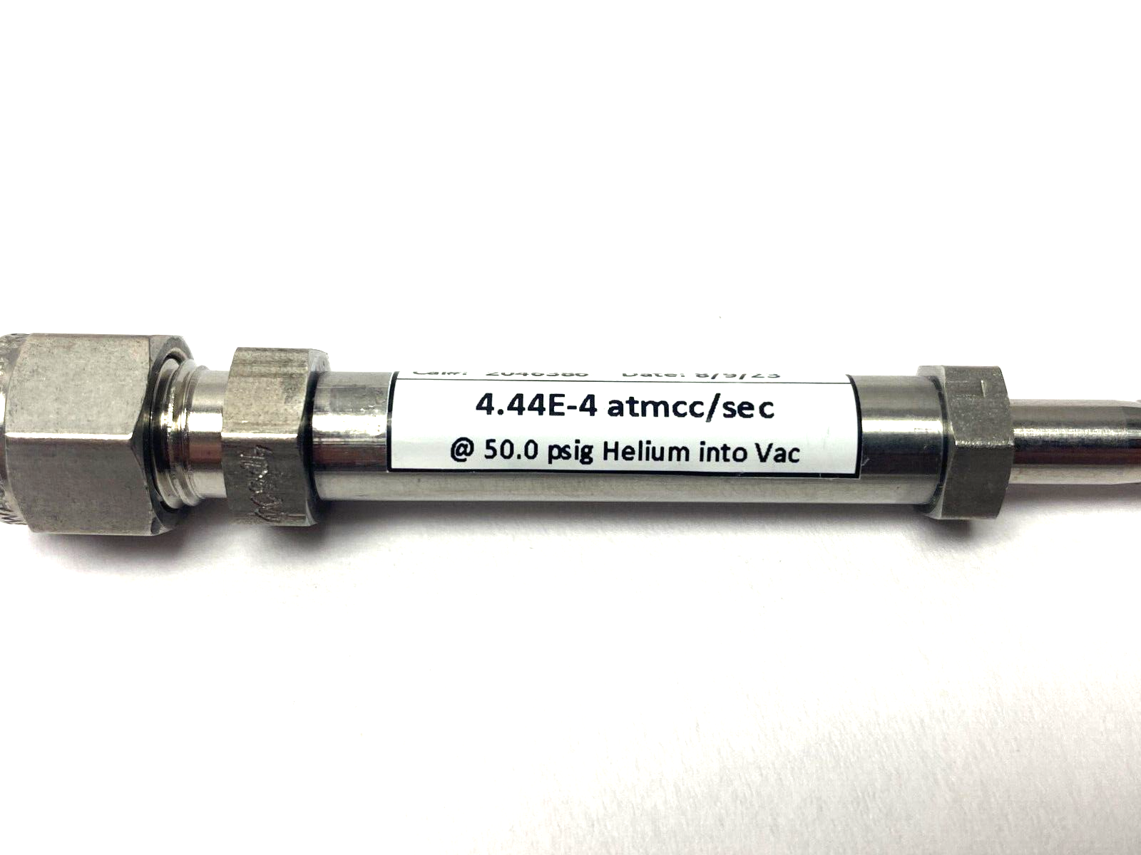 Inficon SPC-2016-G1 Helium Leak Detection Vacuum Jet Nozzle 4.44E-4 atmcc/sec - Maverick Industrial Sales