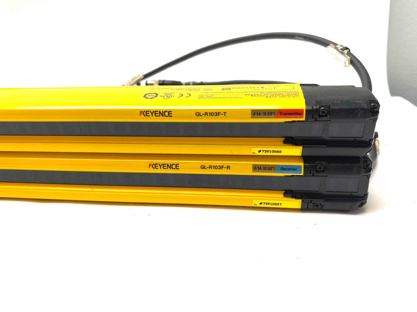Keyence GL-R30F Safety Light Curtain Set, Finger Protection Type, 103 Opt. Axes - Maverick Industrial Sales