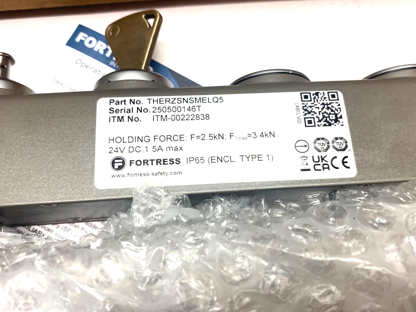 Fortress Interlocks THERZSNSMELQ5 tGard Safety Interlock Actuator Hinged 222838 - Maverick Industrial Sales