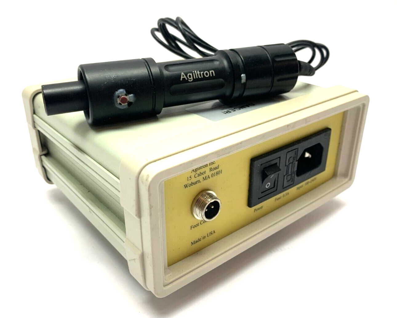 Agiltron 365A Solid State UV Light Curing Spot Lamp NO FOOT PEDAL - Maverick Industrial Sales