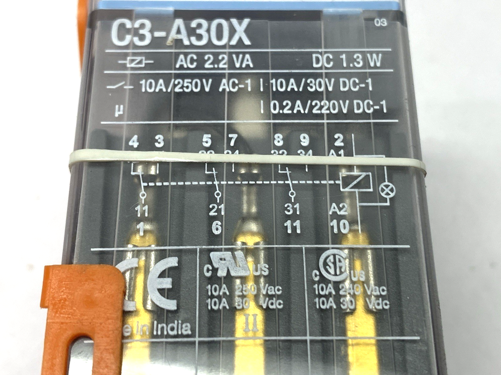 Comat Releco C3-A30X Power Relay 250V 10A - Maverick Industrial Sales