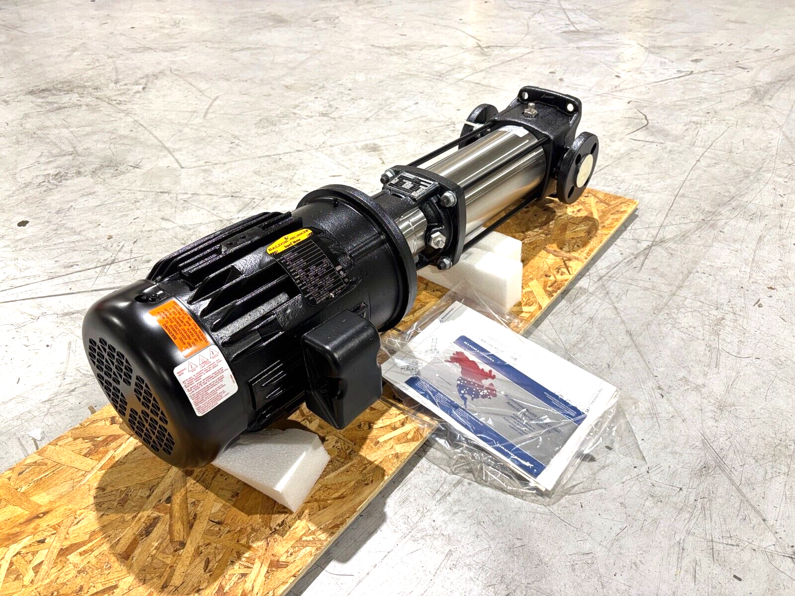 Grundfos CR5-12 A-FGJ-A-E-HQQE Verticle Multistage Centrifugal Pump, 5HP - Maverick Industrial Sales