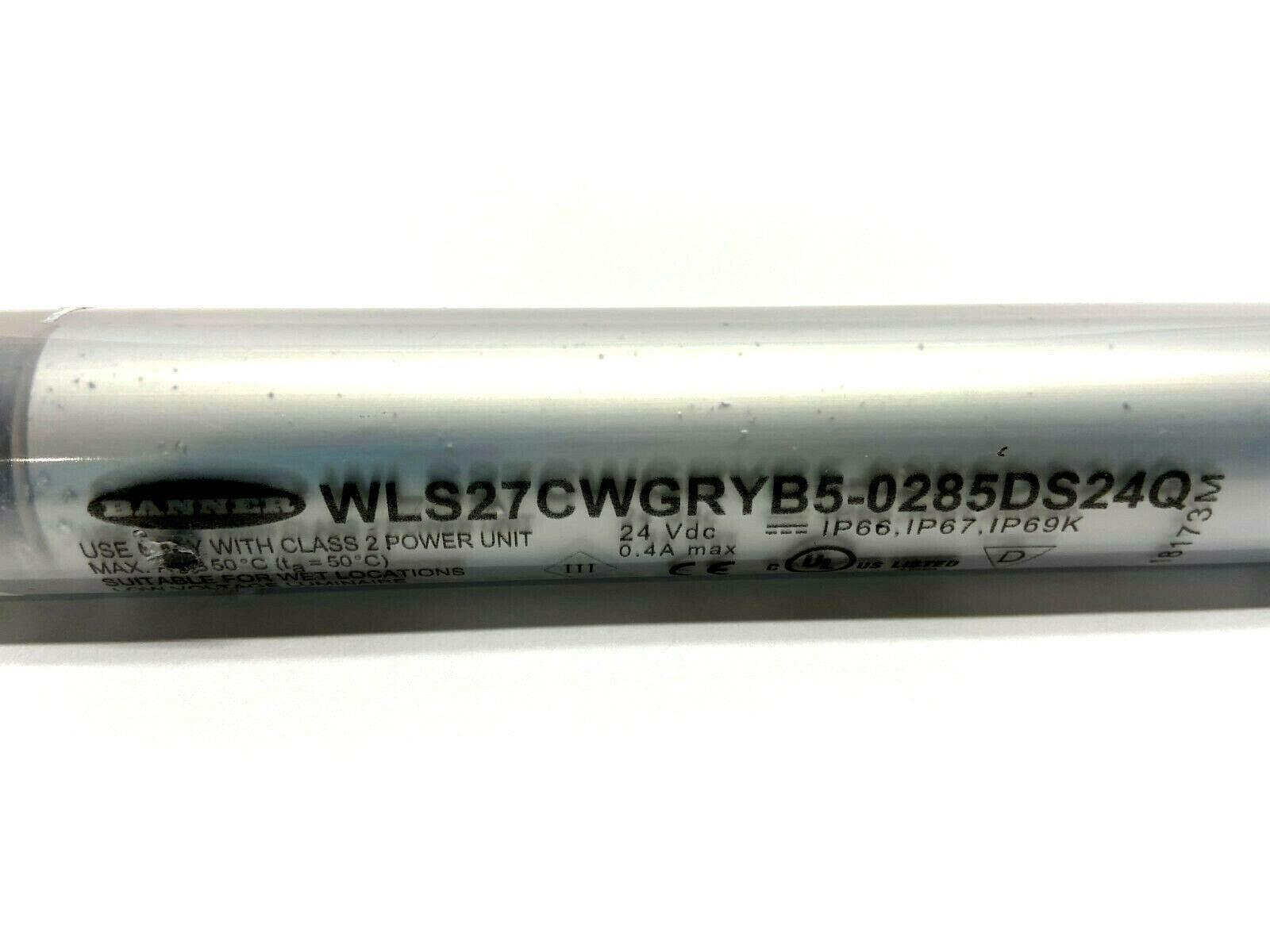 WLS27CWGRYB5-0285DS24Q | Banner Multicolor Light Strip - For Parts Or Not Working - Maverick Industrial Sales