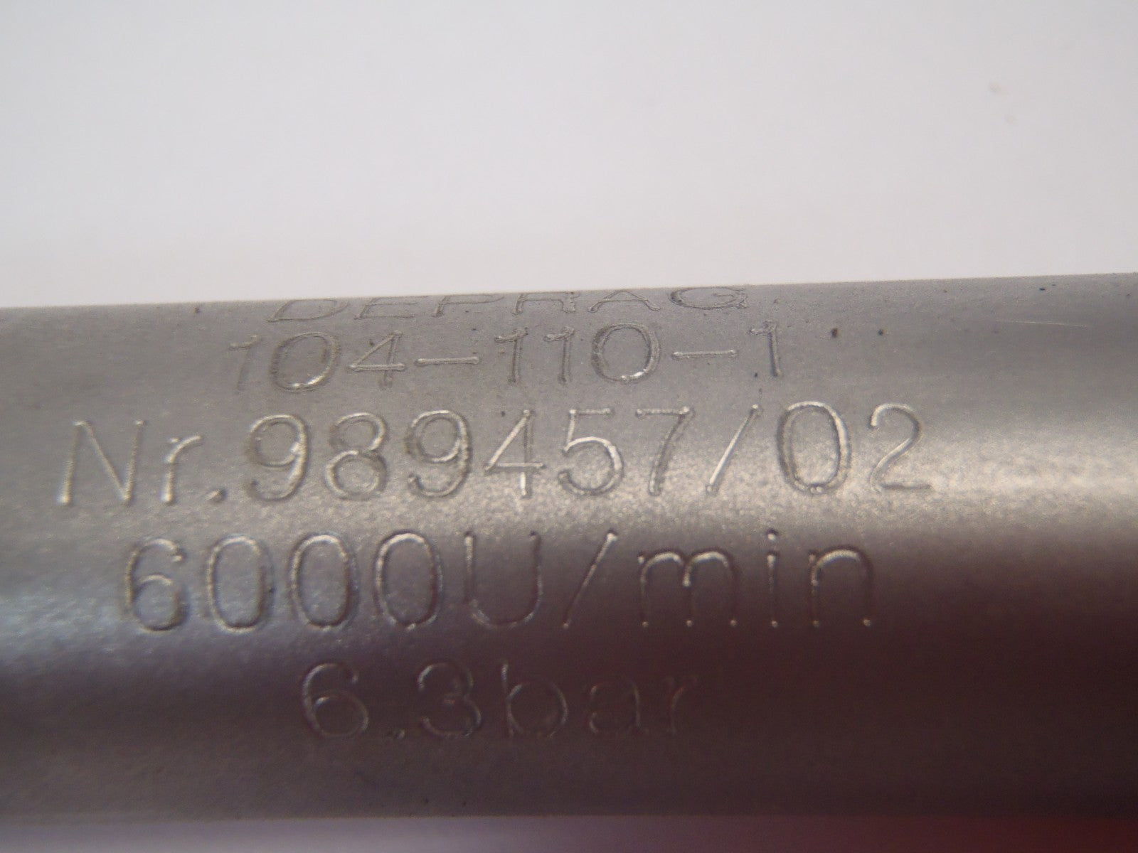 Deprag 104-110-1 Pneumatic Drill 989457/02 6000U/min 6.3bar - Maverick Industrial Sales
