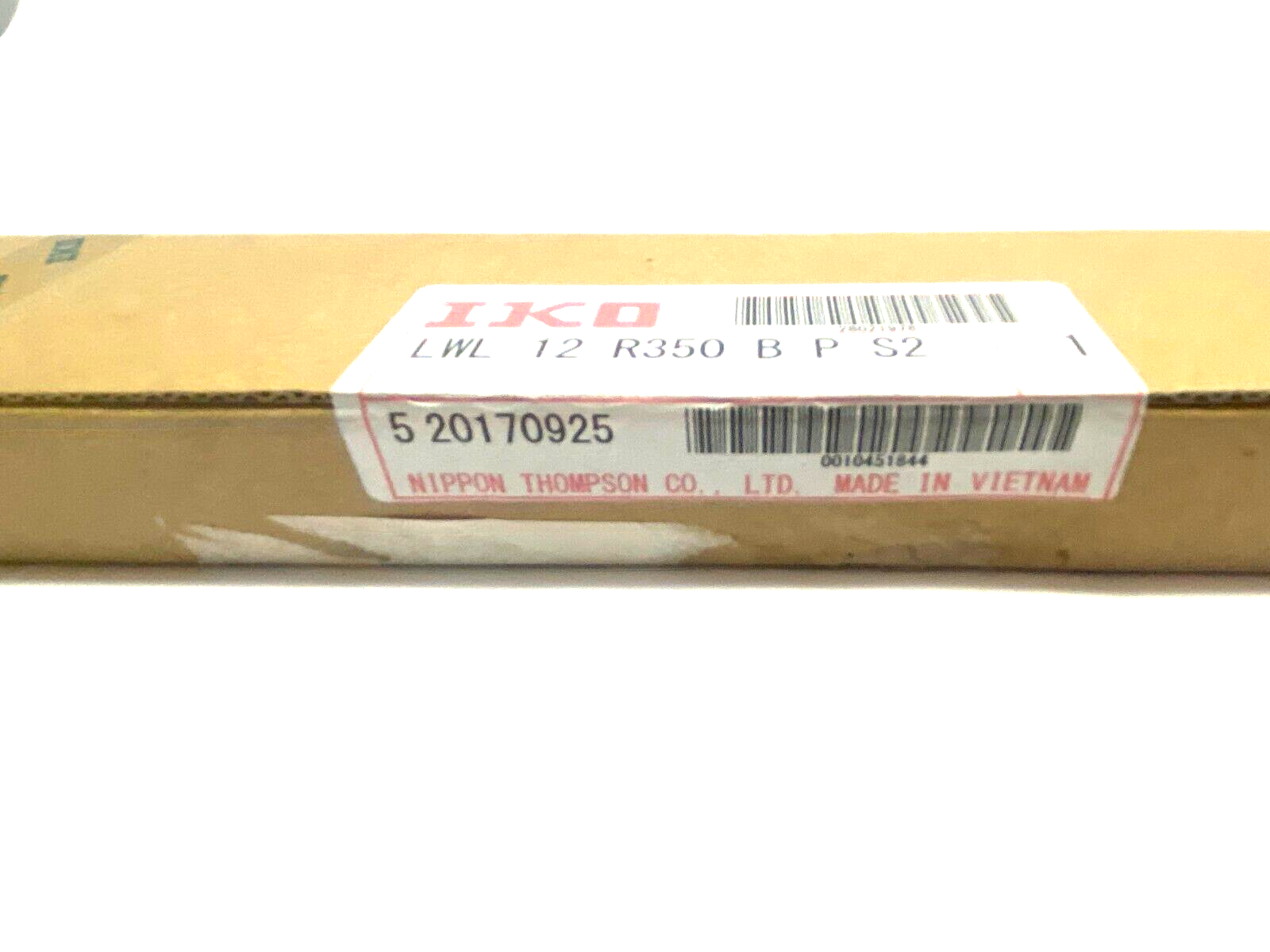 IKO LWL 12 R350 B P S2 Precision Linear Guide Rail - Maverick Industrial Sales