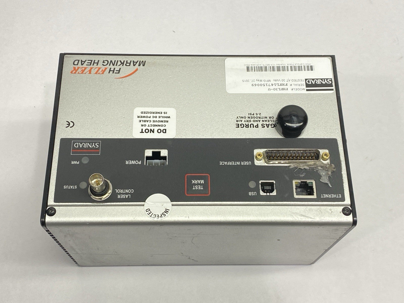 Novanta Synrad FHFL30-U FH Flyer 2-Way Scan Marking Head Laser Gauging System - Maverick Industrial Sales