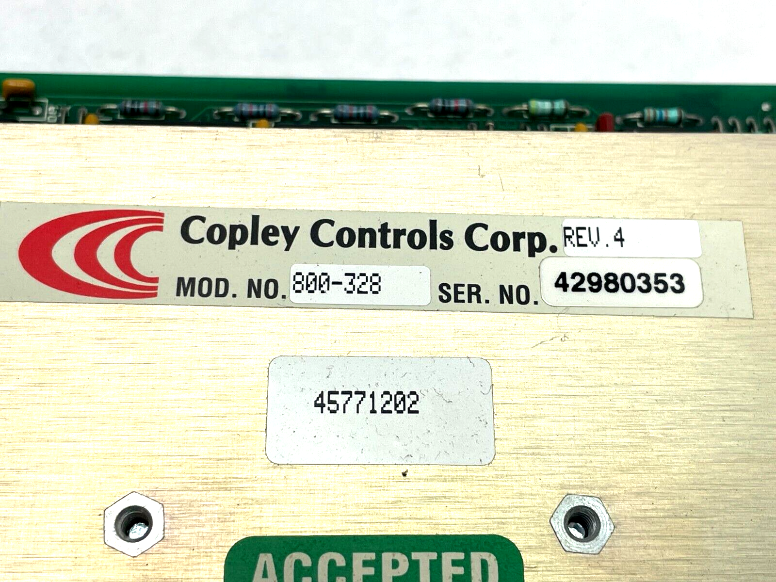 Copley Controls 800-328 Rev. 4 Amplifier Servo PCB 45771202 - Maverick Industrial Sales