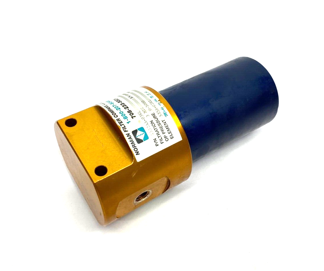 Norman Filter 4532AA-03RL High Pressure T-Type Filter 3 Micron - Maverick Industrial Sales