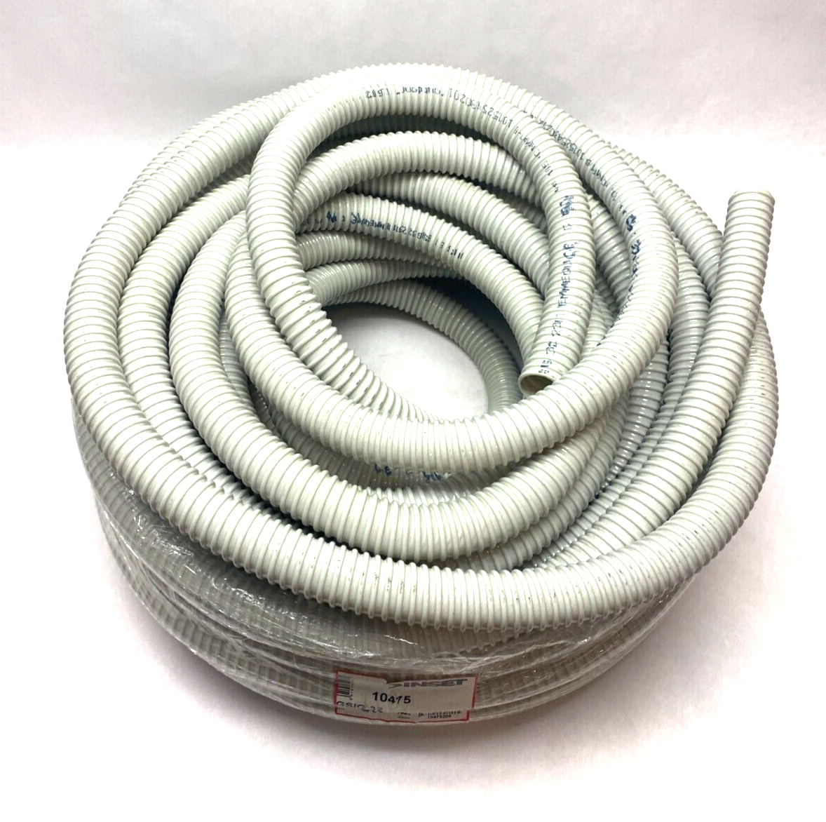 Inset 10475 Flexible Spiral Conduit Sheath Gray 32mm Dia 98ft Length GSIG32 - Maverick Industrial Sales