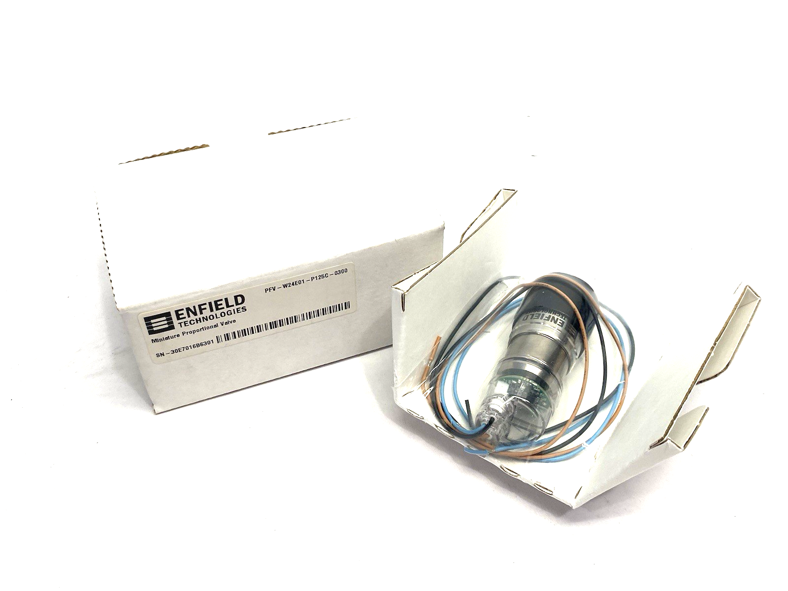 PFV-W24E01-P125C-0300 | Enfield Proportional Solenoid Valve, OnBoard Linear Driver - New – Open box - Maverick Industrial Sales