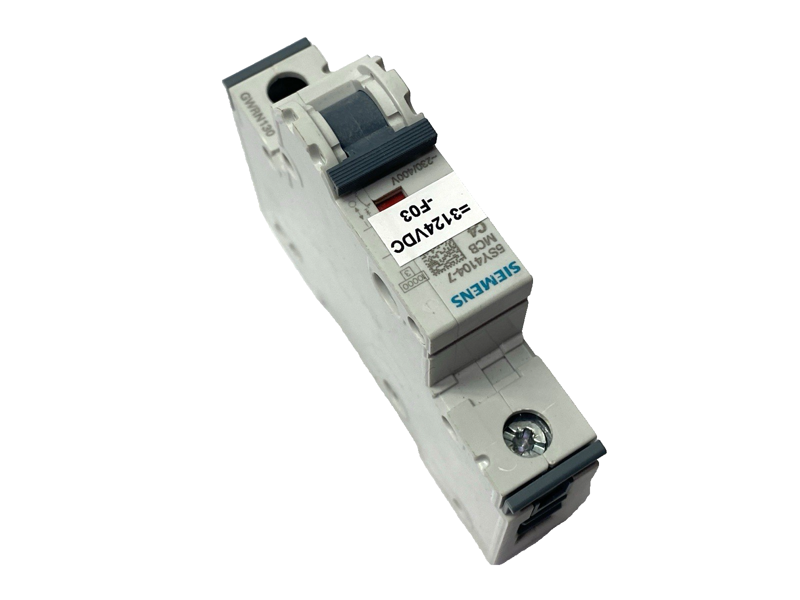 Siemens 5SY4104-7 Miniature Circuit Breaker 1-Pole 230/400V 4A - Maverick Industrial Sales