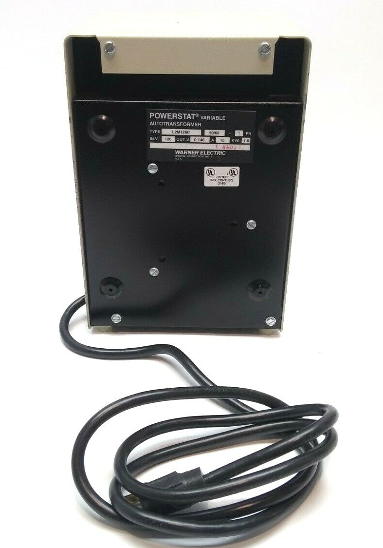 Werner Electric L2M126C POWERSTAT Variable Autotransformer 1PH - Maverick Industrial Sales