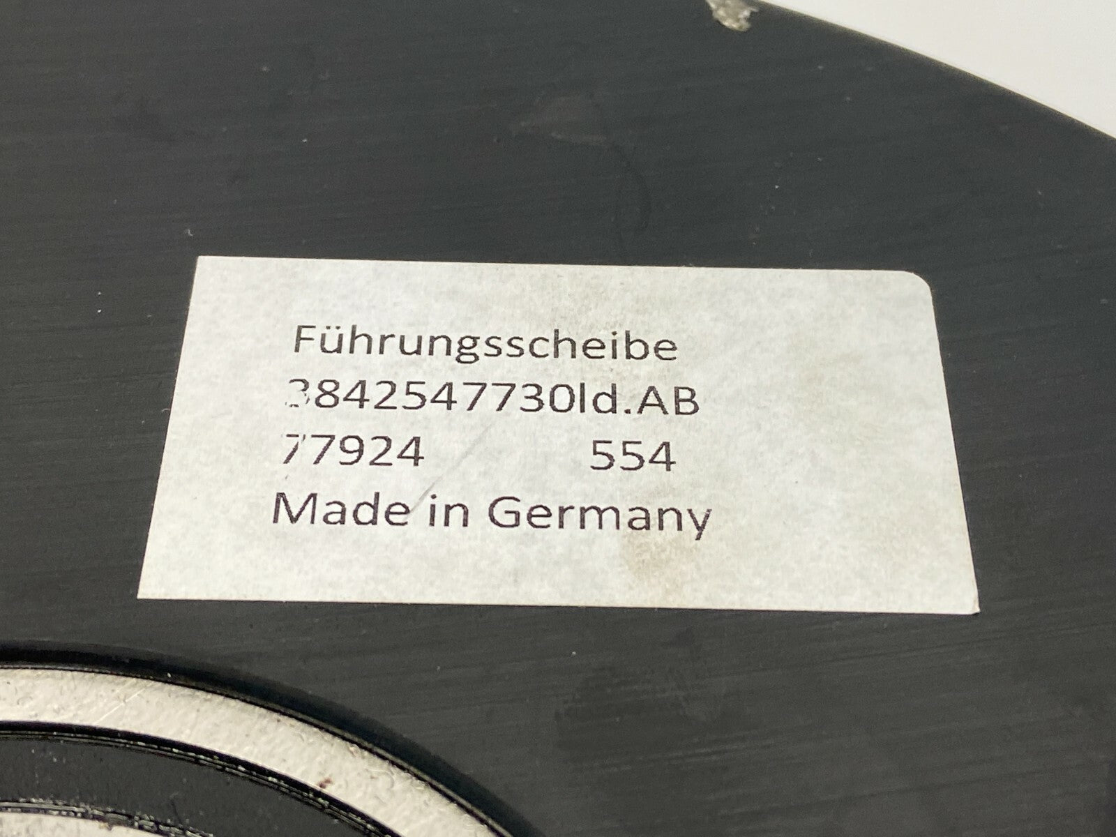 Bosch Rexroth 3842547730 Guide Disc 9.5" Dia. 2.25" ID - Maverick Industrial Sales