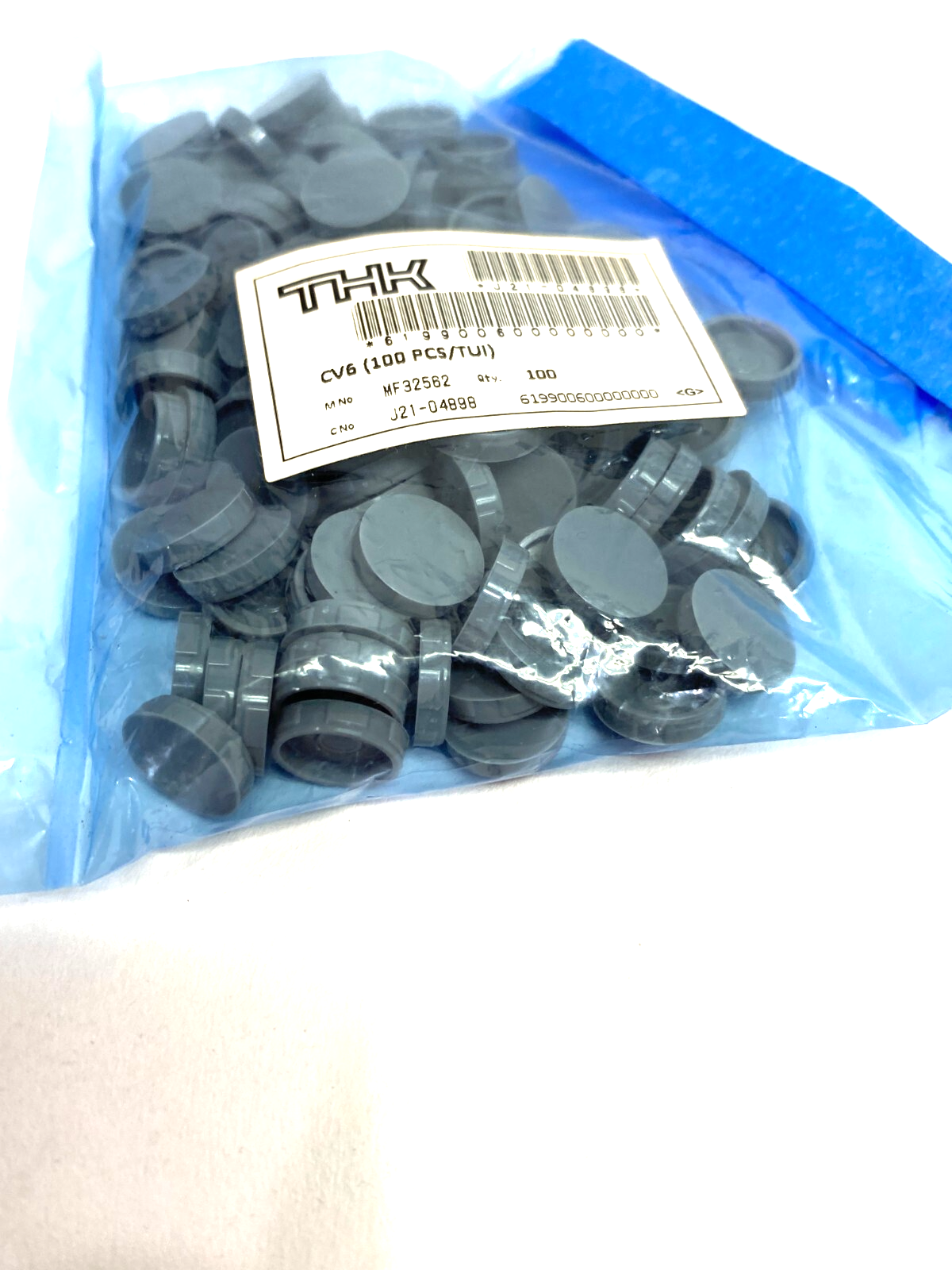 THK CV6 Rail Caps Gray PKG OF 100 - Maverick Industrial Sales