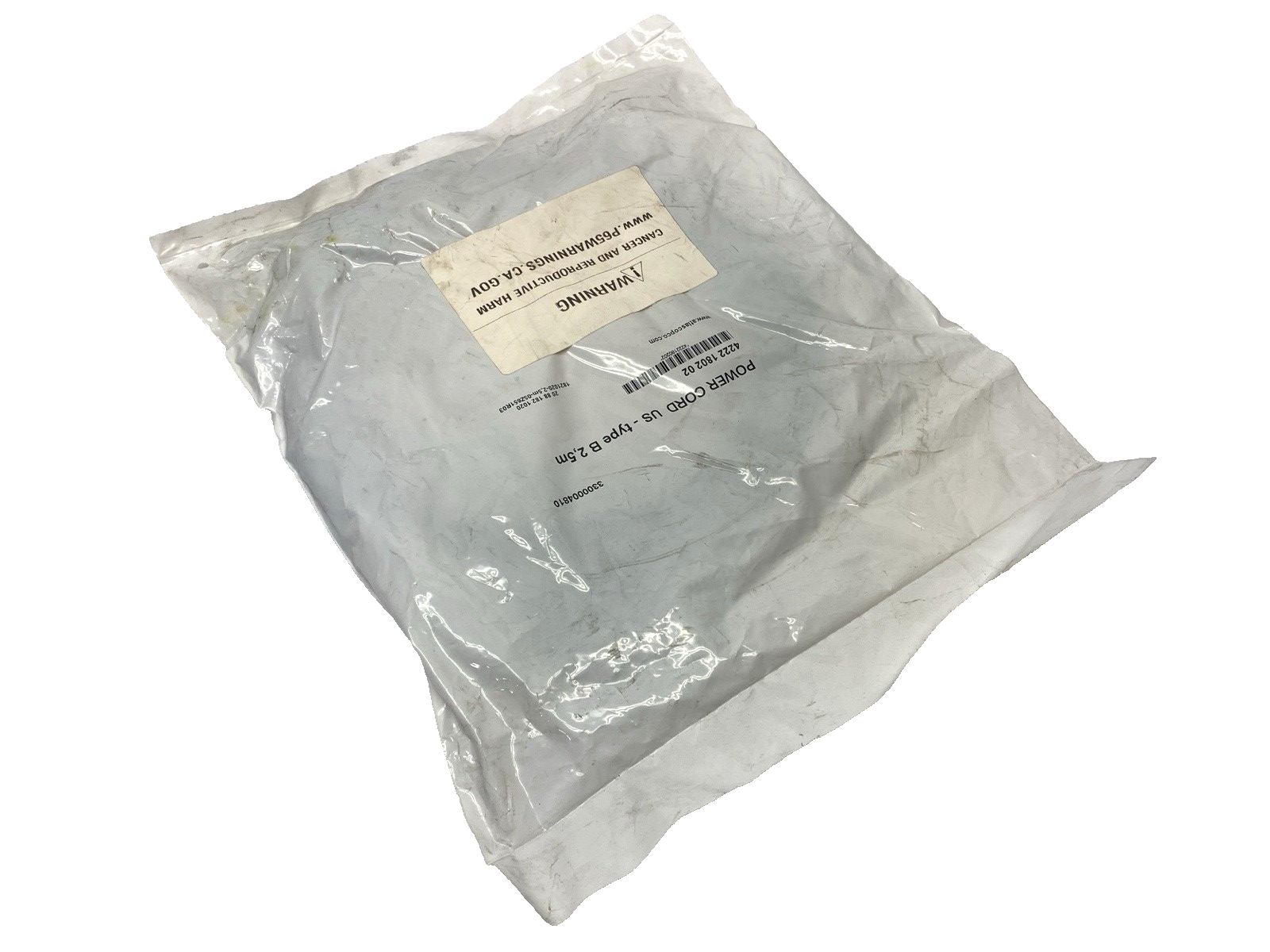 4222 1802 02 | Atlas Copco Power Cable Type B 2.5m - New - Maverick Industrial Sales