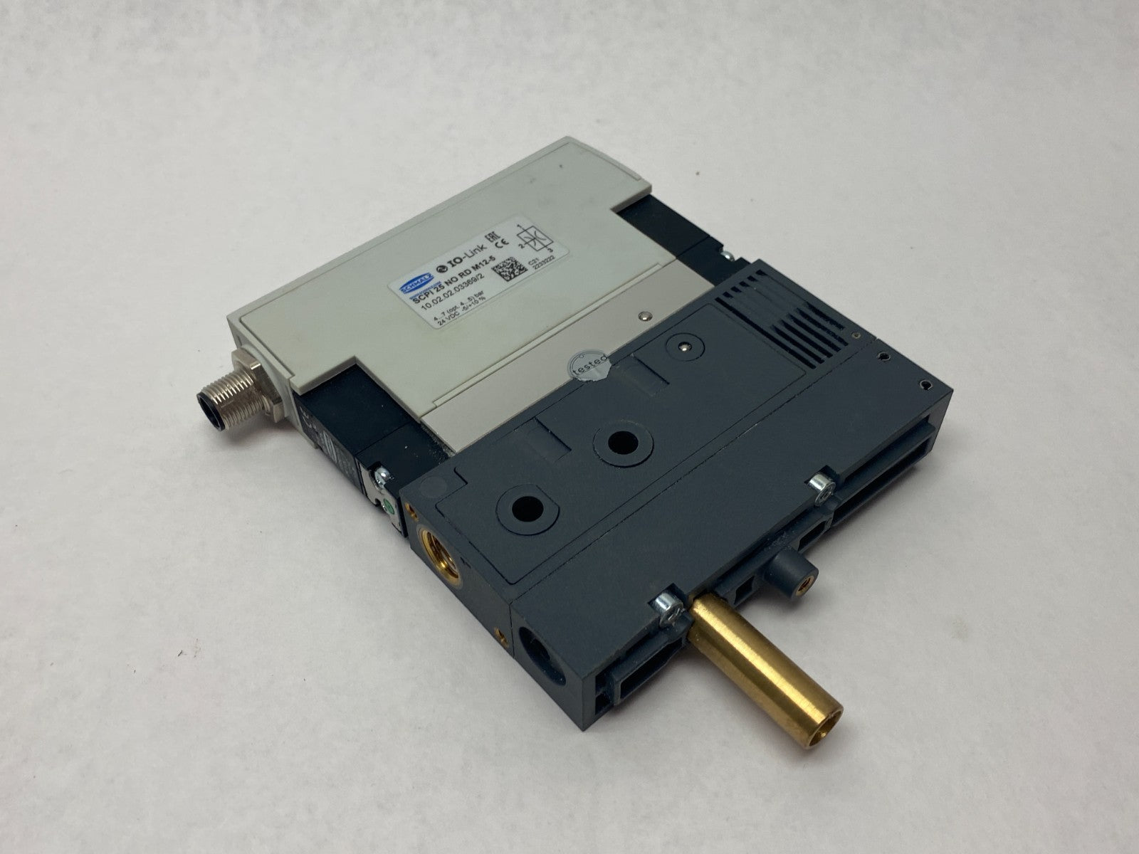Schmalz SCPi 25 NO RD M12-5 Vacuum Ejector 10.02.02.03369/2 MISSING REAR HOUSE - Maverick Industrial Sales