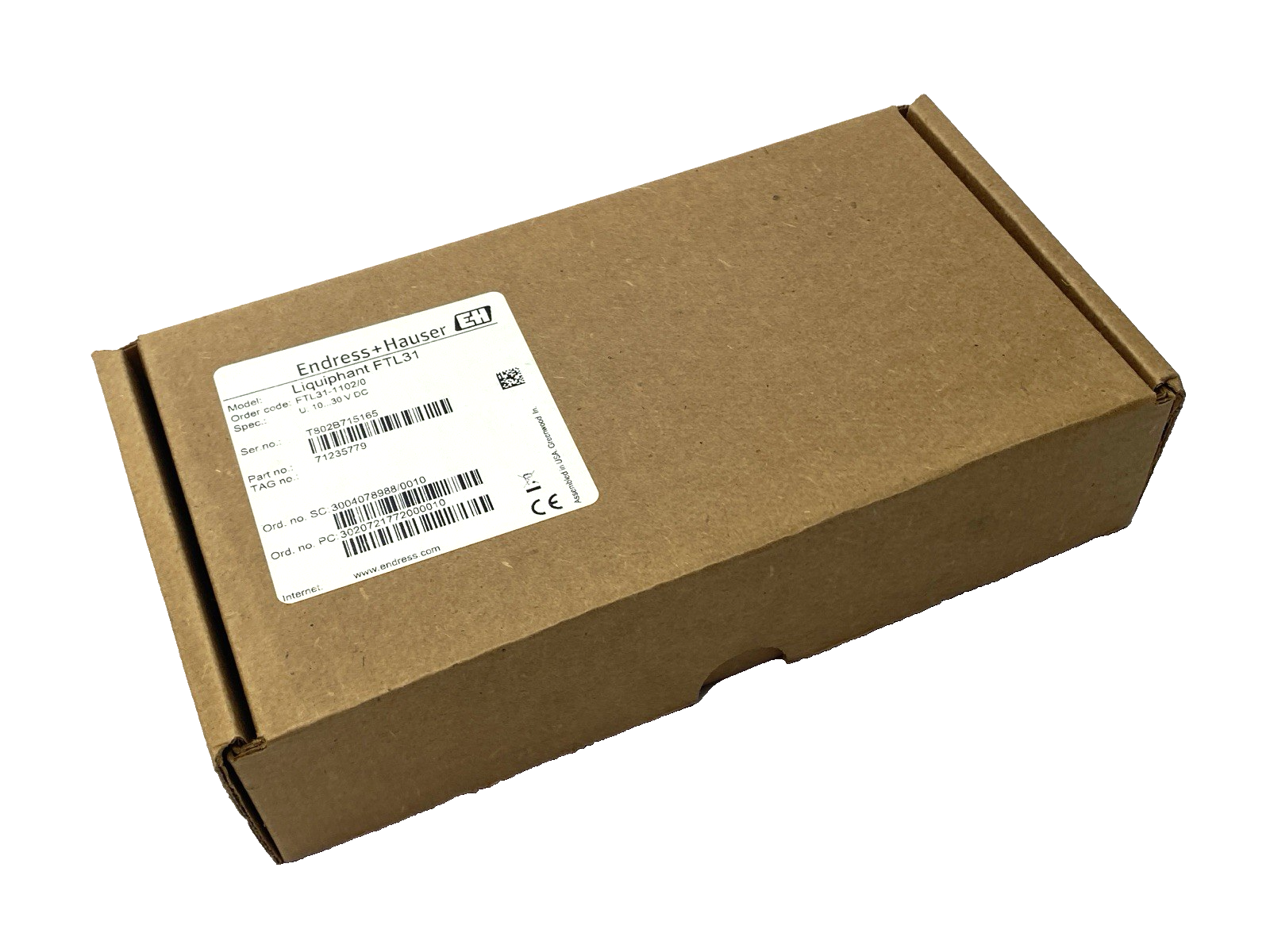 Endress+Hauser Liquiphant FTL31 Vibronic Point Level Detection Switch 71235779 - Maverick Industrial Sales