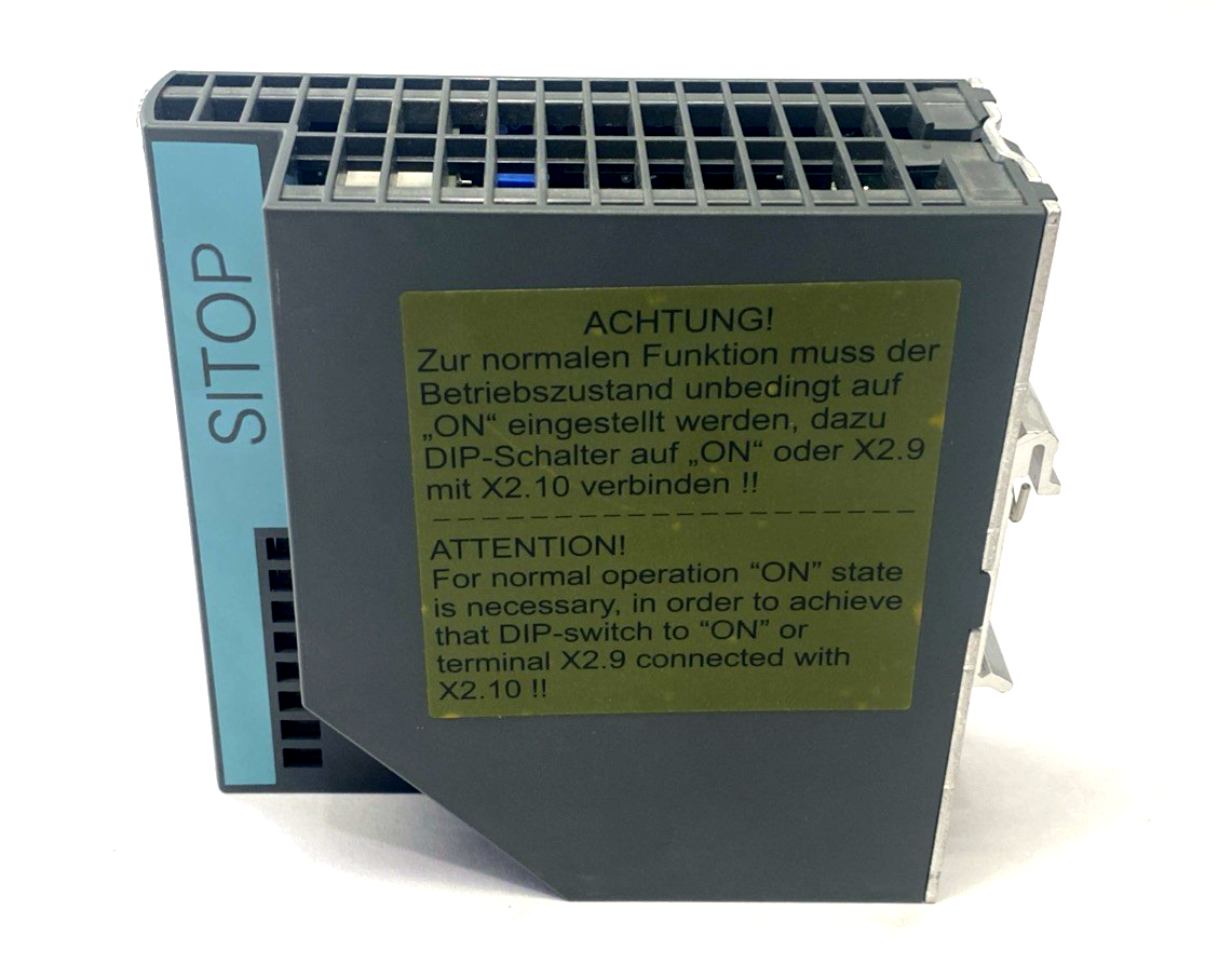 Siemens 6EP1931-2EC21 SITOP DC UPS Power Supply, 24VDC 16A In 24VDC 15A Out - Maverick Industrial Sales