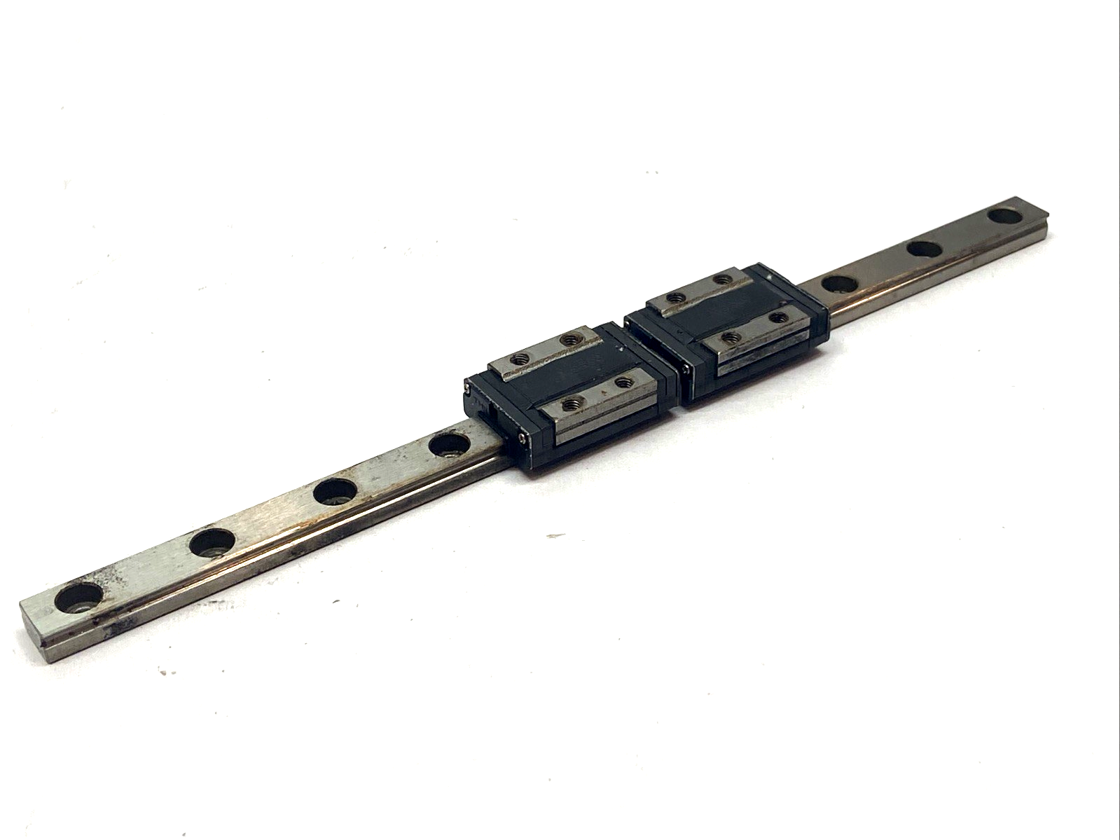 RSR9ZM | THK (2x) Linear Guide Block W/ 190mm Rail - Used - Maverick Industrial Sales
