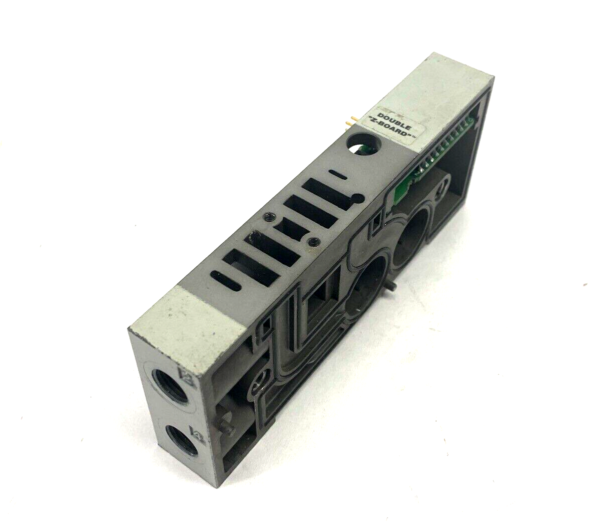 Numatics 256-743 Rev. C Double ZR Z-Board Manifold Base/Mounting Block - Maverick Industrial Sales
