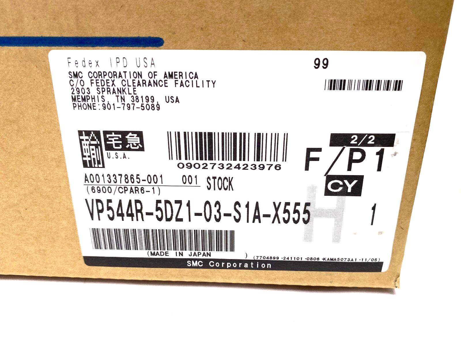 SMC VP544R-5DZ1-03-S1A-X555 Residual Pressure Release Valve 3-Port, 3/8" NPT - Maverick Industrial Sales