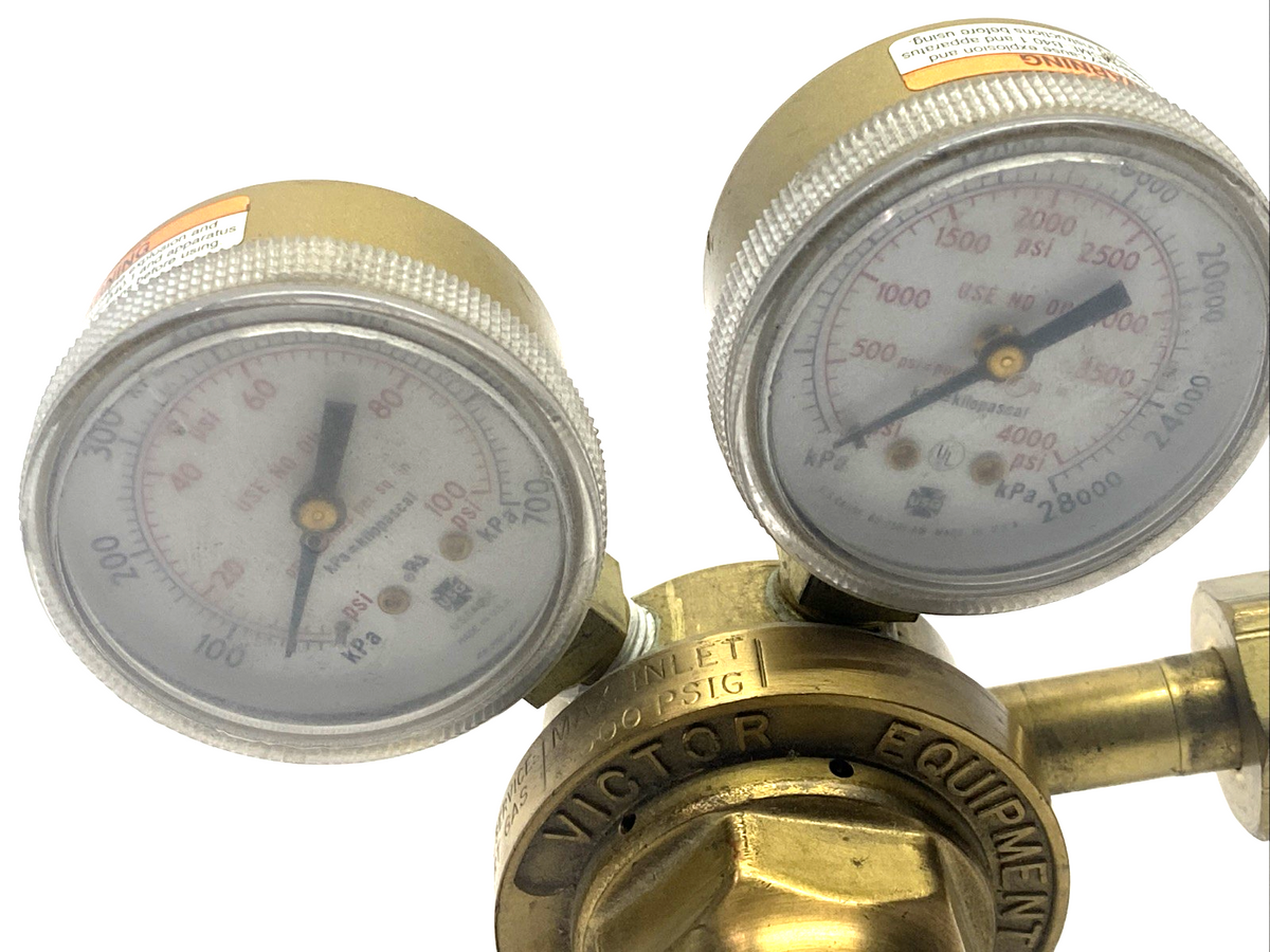 Victor SR250C-580 Regulator 0-100psi 0-4000psi CGA 850 7-0287 - Maverick Industrial Sales