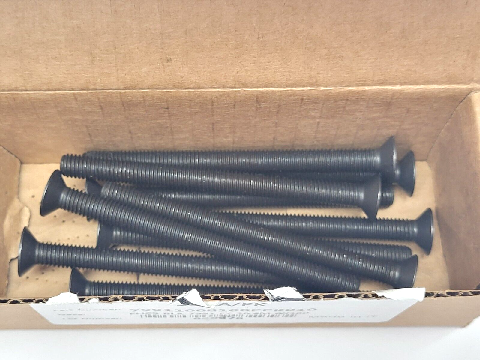 SBE Varvit 79911008100PPK010 Flat Head Cap Screw 7991FT 10.9M 8X100 LOT OF 10 - Maverick Industrial Sales